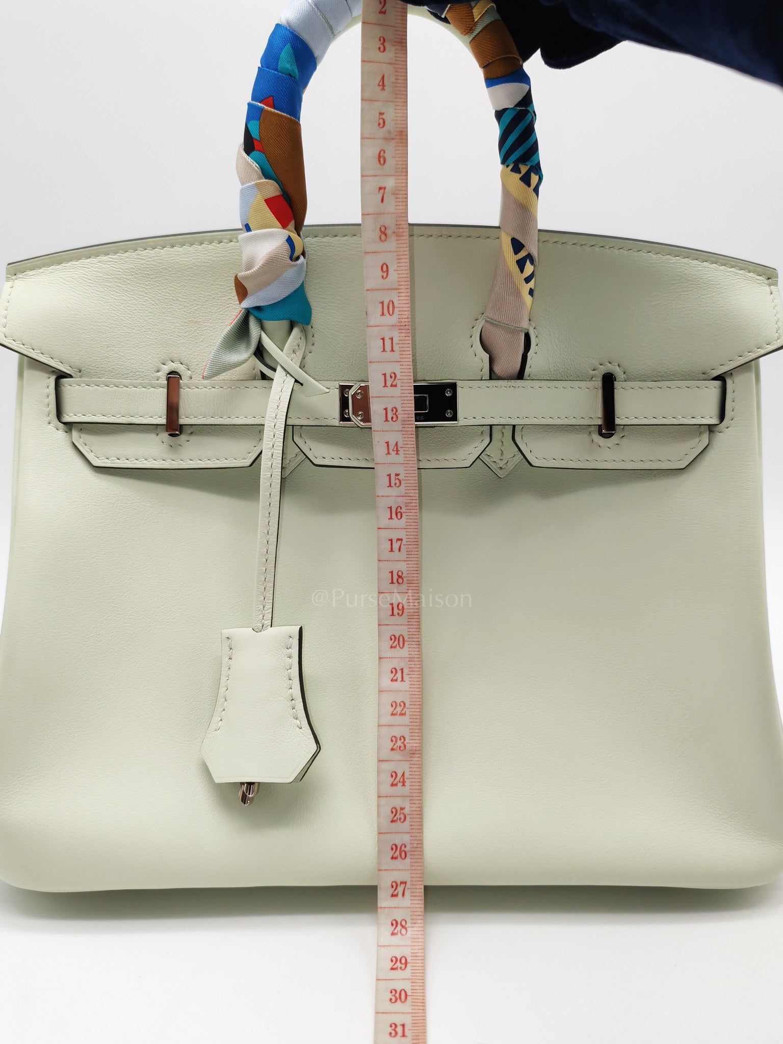 Hermes Birkin 25 in Vert Fizz Swift Leather Palladium Hardware Stamp U(2022) | Purse Maison Luxury Bags Shop