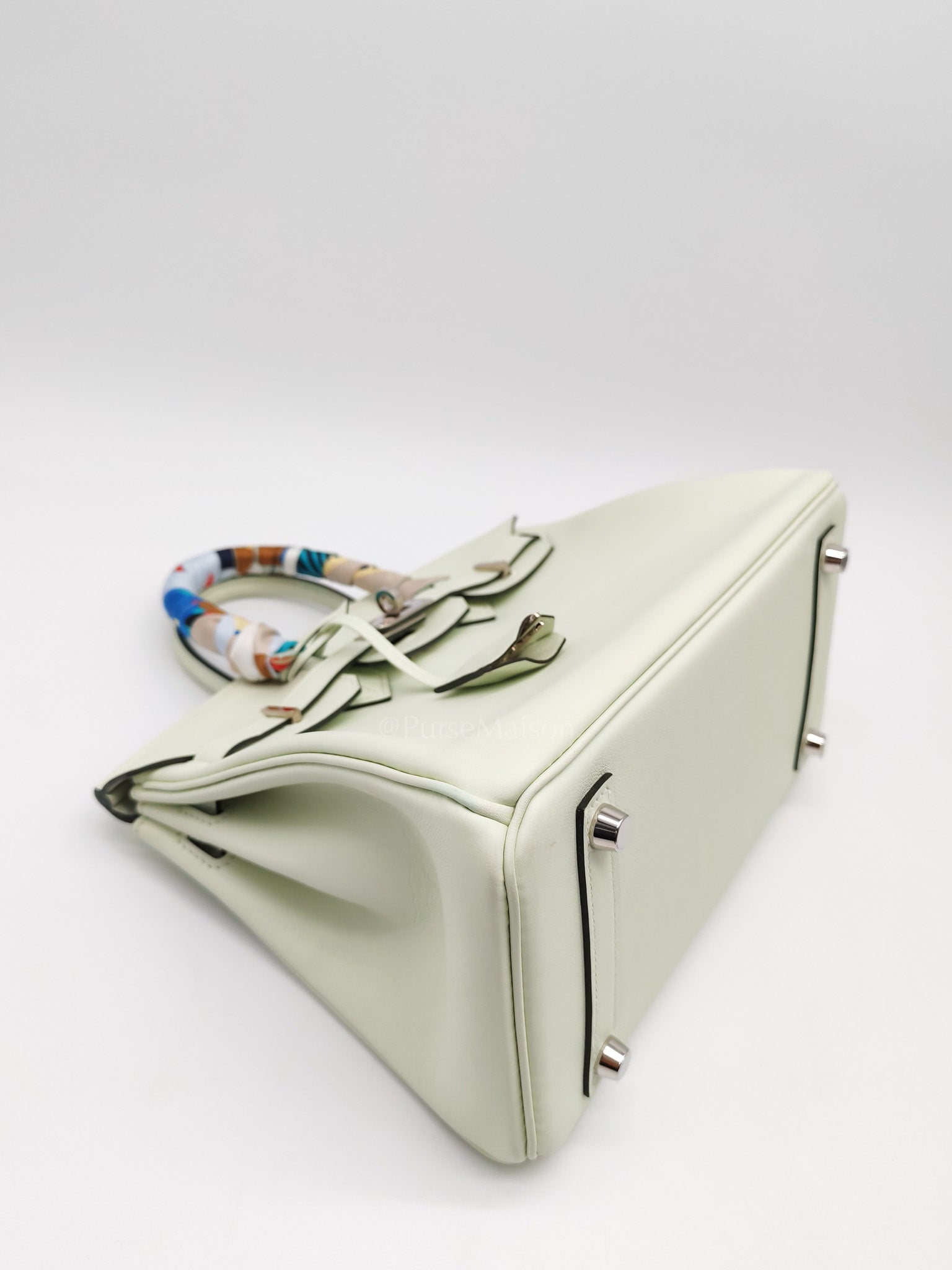 Hermes Birkin 25 in Vert Fizz Swift Leather Palladium Hardware Stamp U(2022) | Purse Maison Luxury Bags Shop