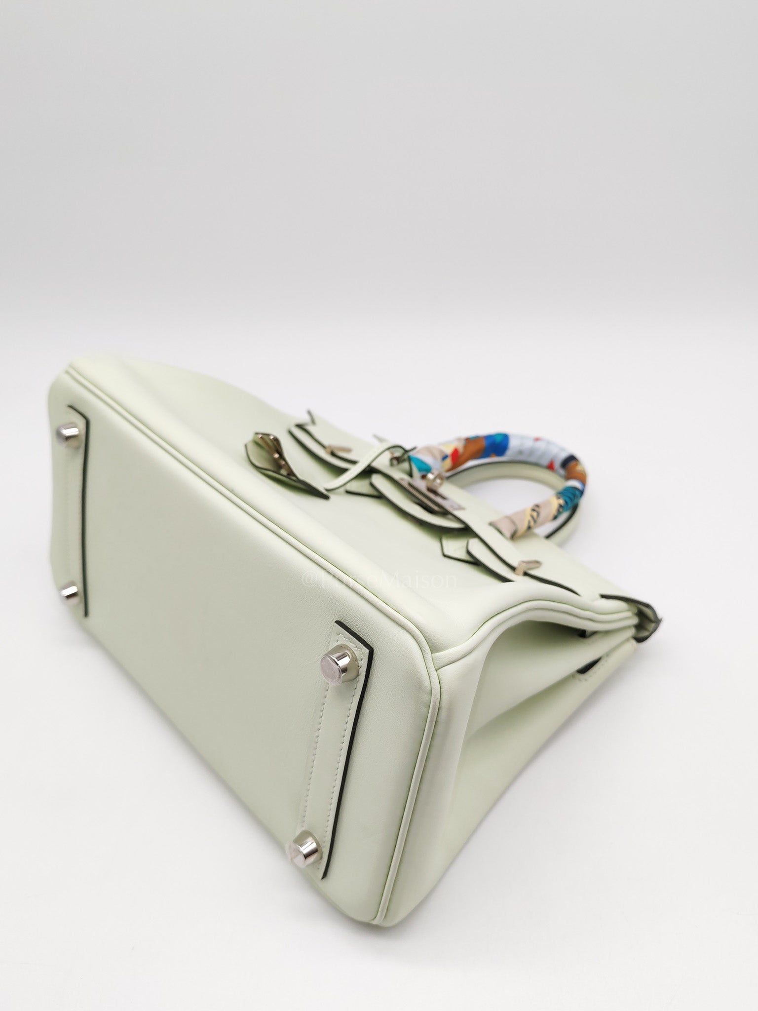 Hermes Birkin 25 in Vert Fizz Swift Leather Palladium Hardware Stamp U(2022) | Purse Maison Luxury Bags Shop