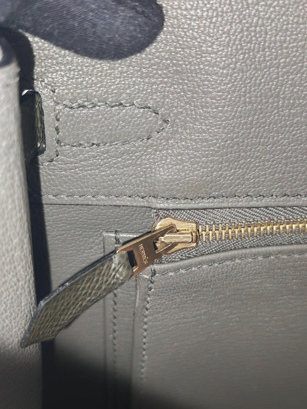 Hermes Birkin 25 Sellier in Vert De Gris Epsom Leather Gold Hardware Stamp Z(2021) | Purse Maison Luxury Bags Shop