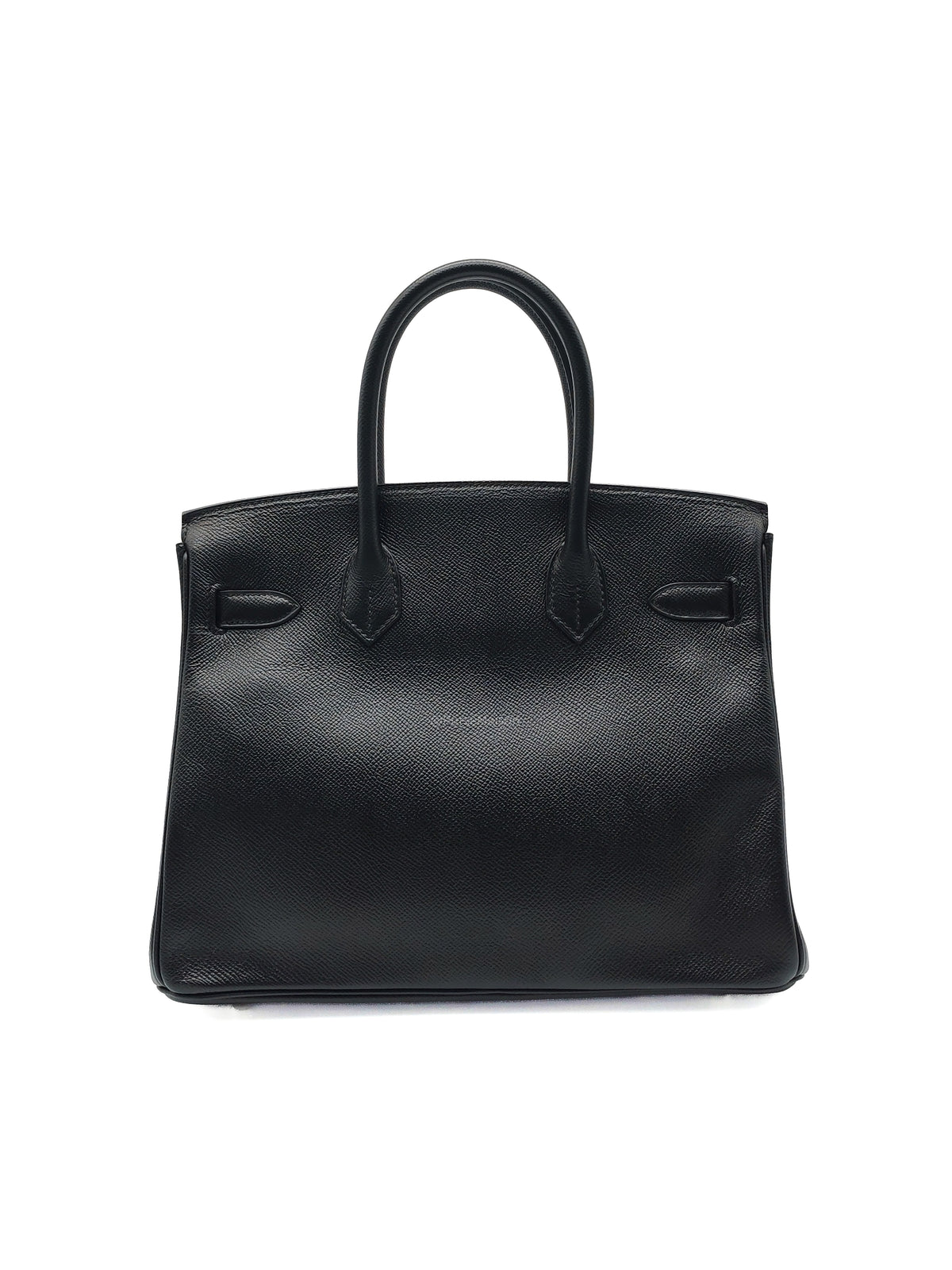 Hermes Birkin 30 in Black Epsom Leather and Palladium Hardware Stamp C (2018) | Purse Maison Luxury Bags Shop