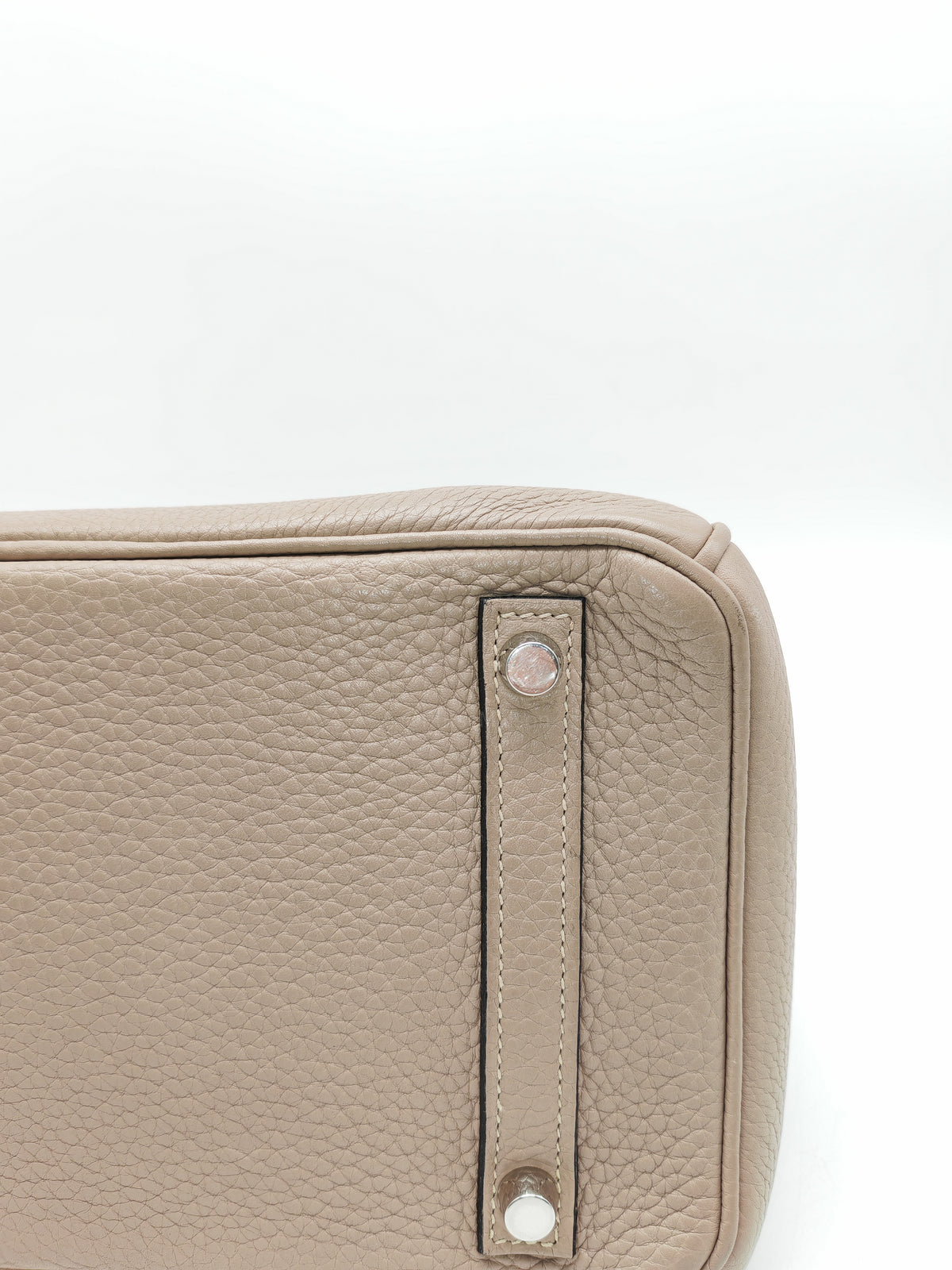 Hermes Birkin 30 in Gris Asphalte Clemence Leather Palladium Hardware Stamp Square O (2011) | Purse Maison Luxury Bags Shop