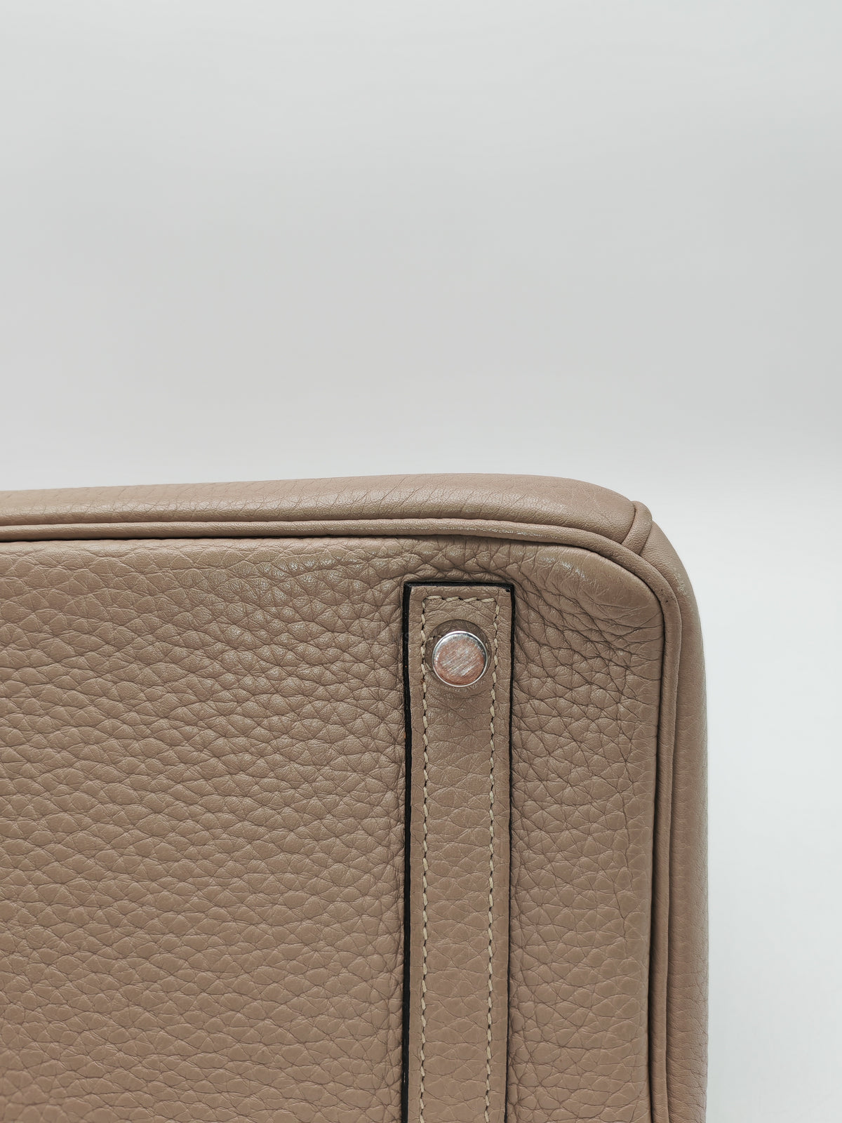 Hermes Birkin 30 in Gris Asphalte Clemence Leather Palladium Hardware Stamp Square O (2011) | Purse Maison Luxury Bags Shop