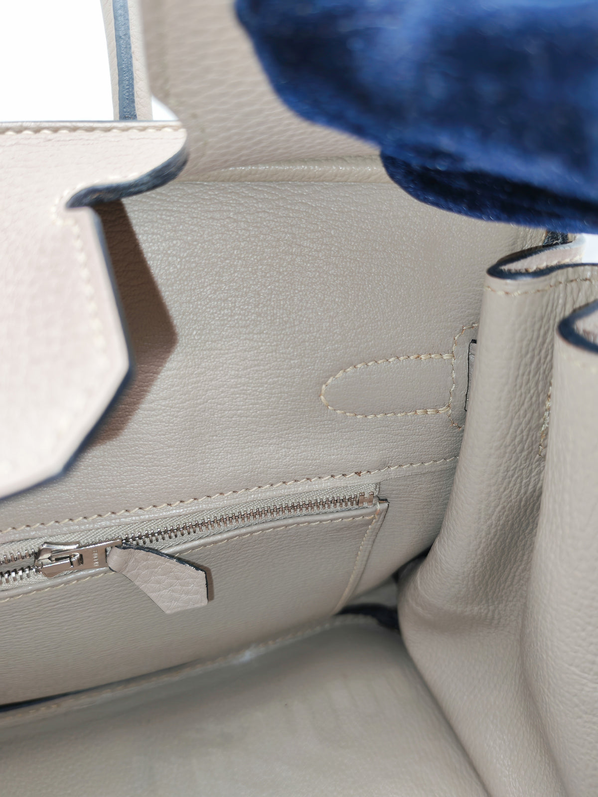 Hermes Birkin 30 in Gris Asphalte Clemence Leather Palladium Hardware Stamp Square O (2011) | Purse Maison Luxury Bags Shop
