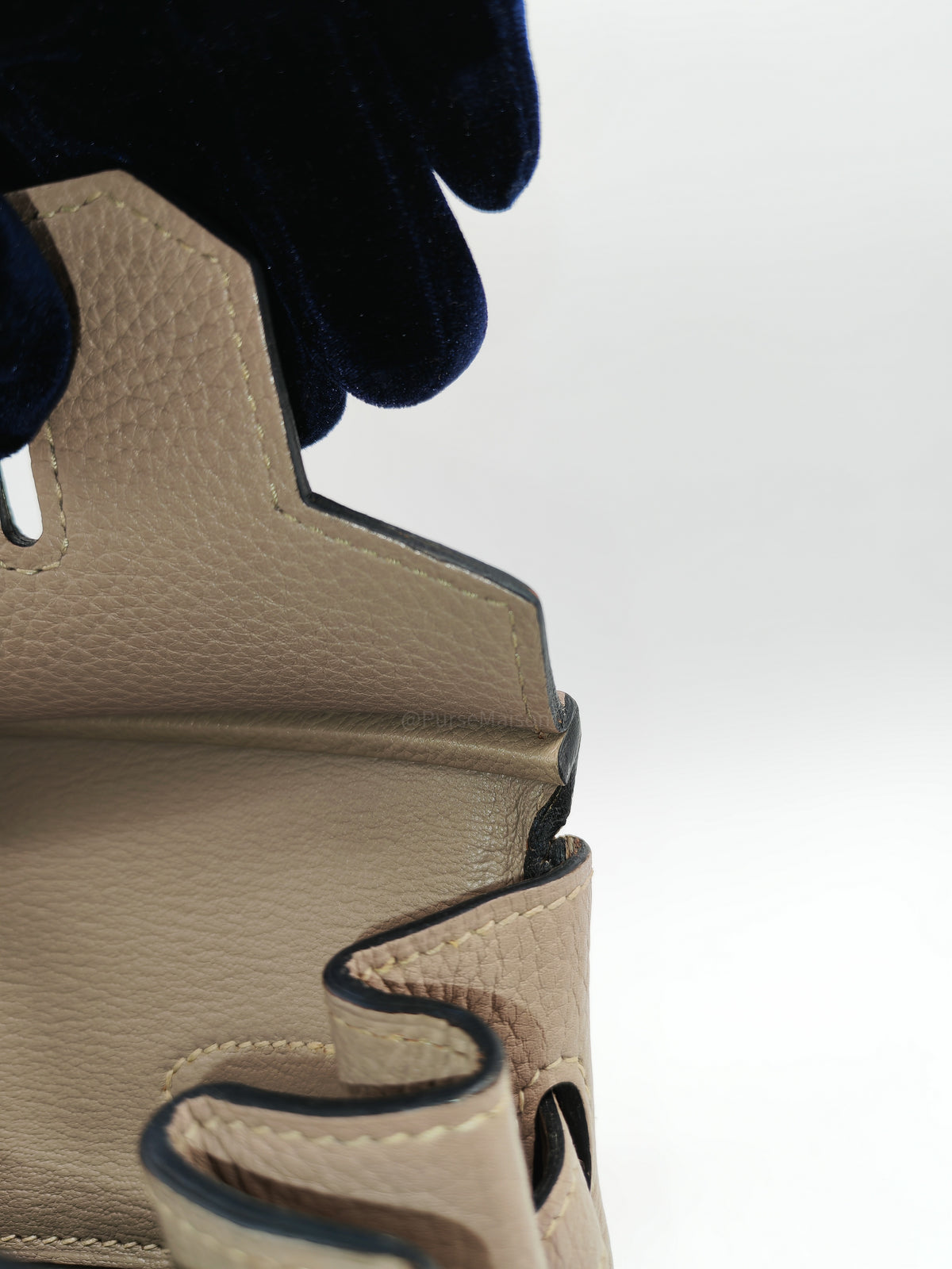Hermes Birkin 30 in Gris Asphalte Clemence Leather Palladium Hardware Stamp Square O (2011) | Purse Maison Luxury Bags Shop