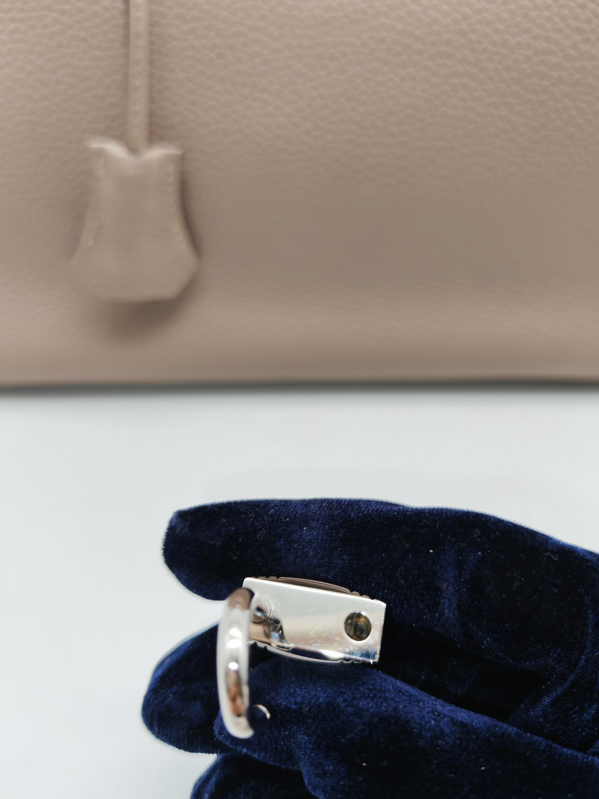 Hermes Birkin 30 in Gris Asphalte Clemence Leather Palladium Hardware Stamp Square O (2011) | Purse Maison Luxury Bags Shop