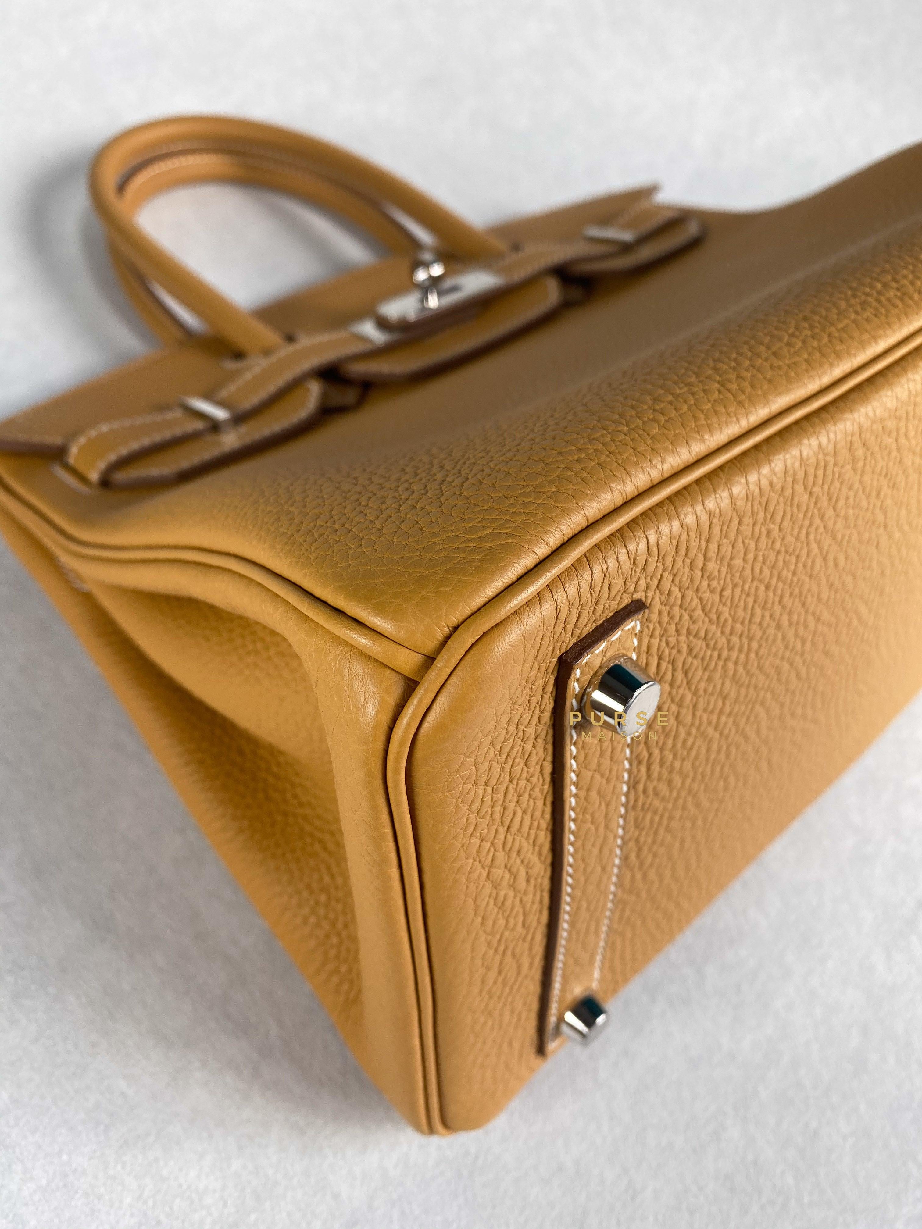 Hermes Birkin 30 Naturel Sable Togo and Palladium Hardware (Stamp B) | Purse Maison Luxury Bags Shop