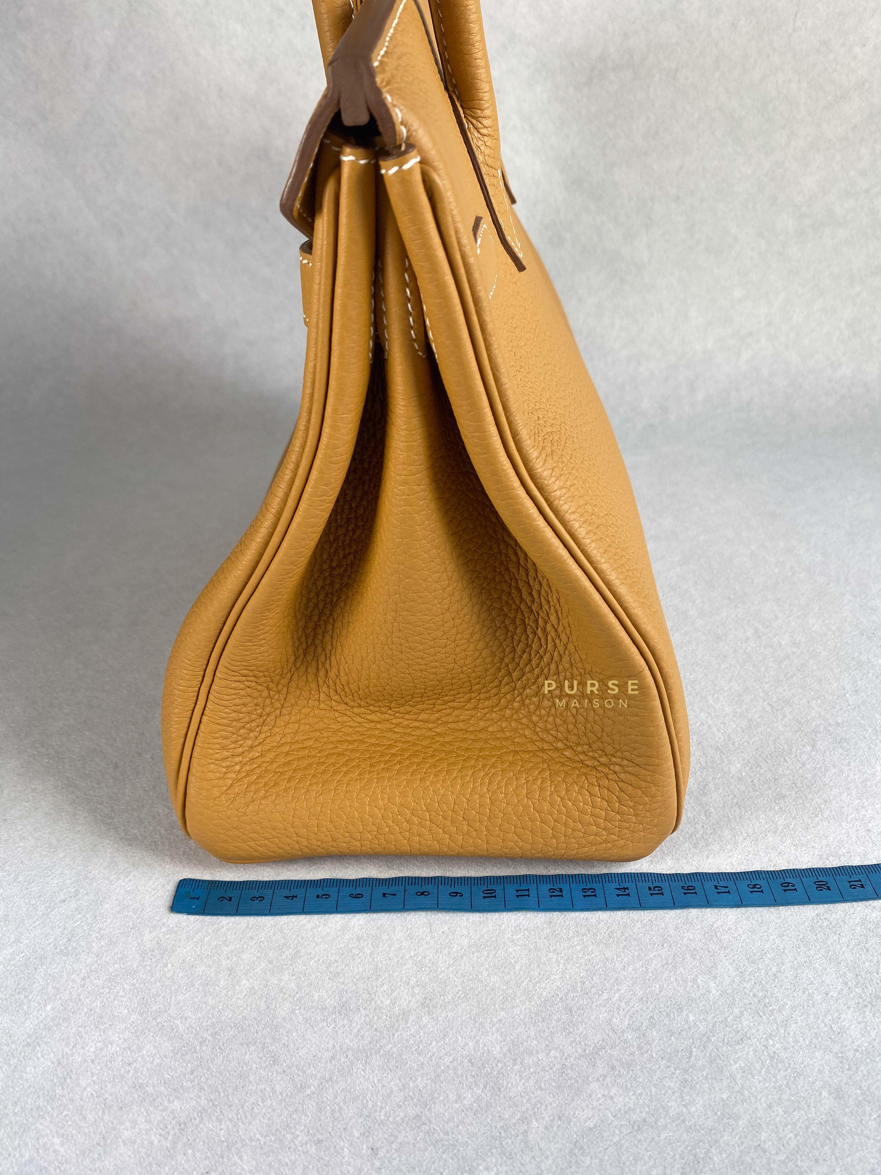 Hermes Birkin 30 Naturel Sable Togo and Palladium Hardware (Stamp B) | Purse Maison Luxury Bags Shop