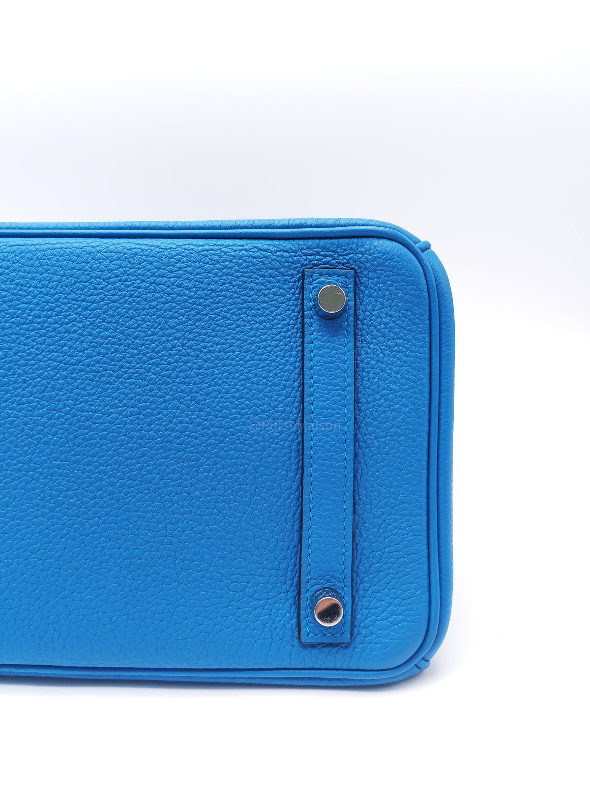 Hermes Birkin 30 Retourne Dual Color in Blue Zanzibar Verso and Milachite Togo Leather Palladium Hardware Stamp A(2017) | Purse Maison Luxury Bags Shop