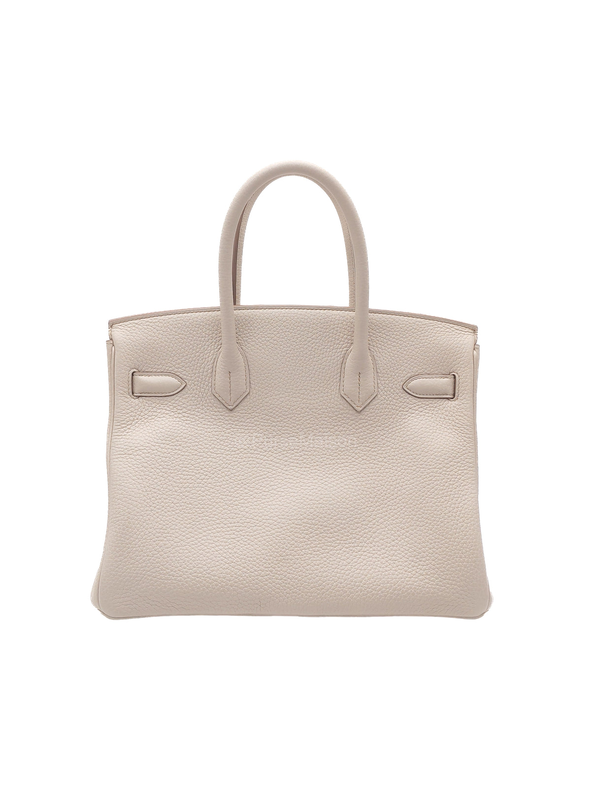 Hermes Birkin 30 Retourne in Nata Clemence Leather and Rose Gold Hardware Stamp D (2019) | Purse Maison Luxury Bags Shop