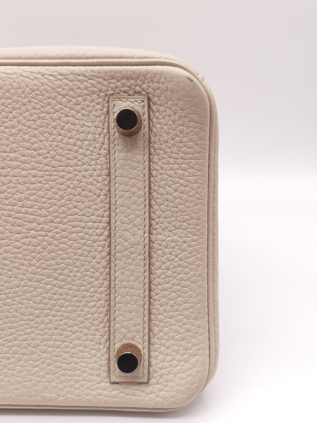 Hermes Birkin 30 Retourne in Nata Clemence Leather and Rose Gold Hardware Stamp D (2019) | Purse Maison Luxury Bags Shop