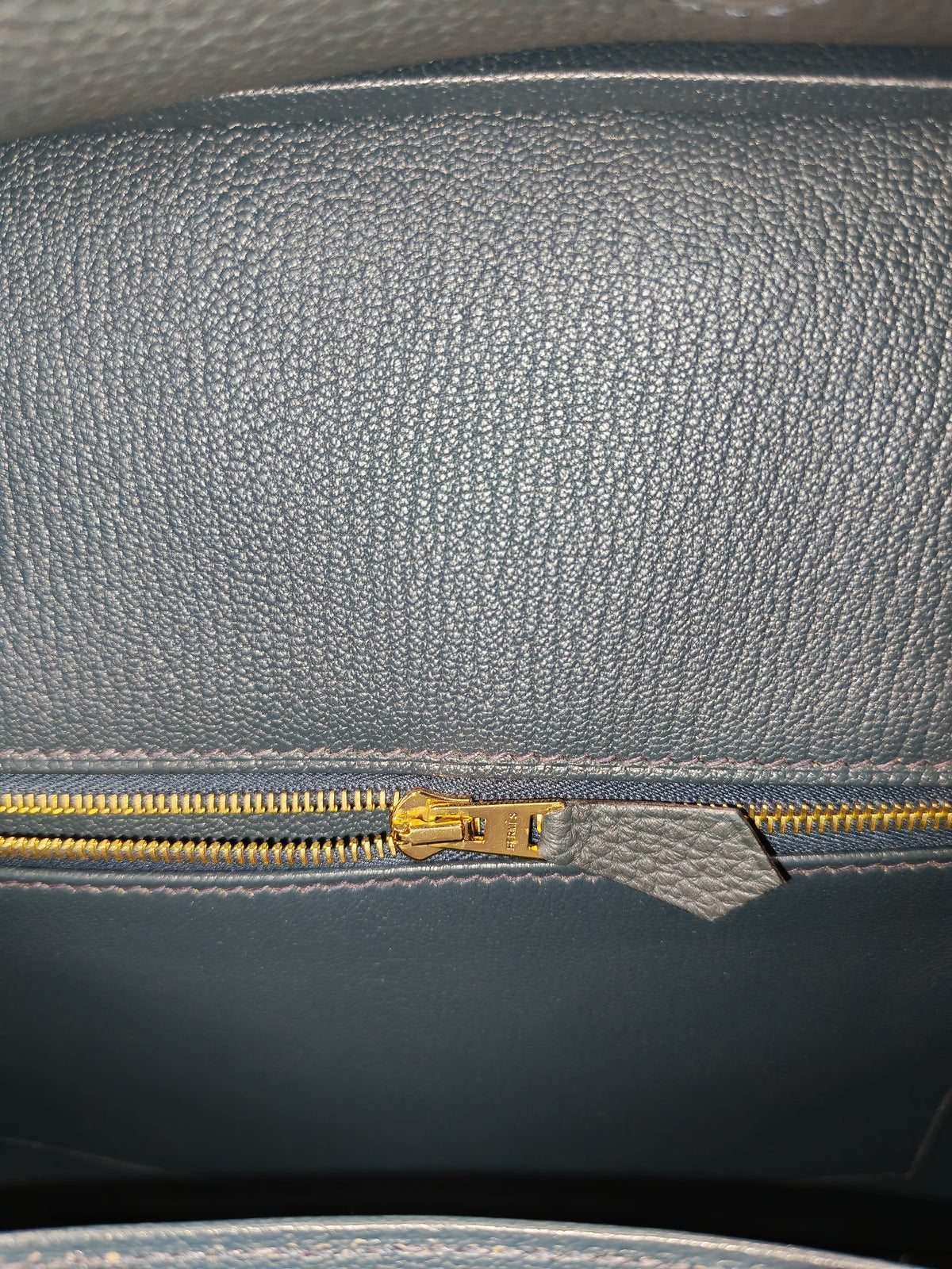Hermes Birkin 30 Retourne in Vert Rousseau Togo Leather and Gold Hardware Stamp D (2019) | Purse Maison Luxury Bags Shop