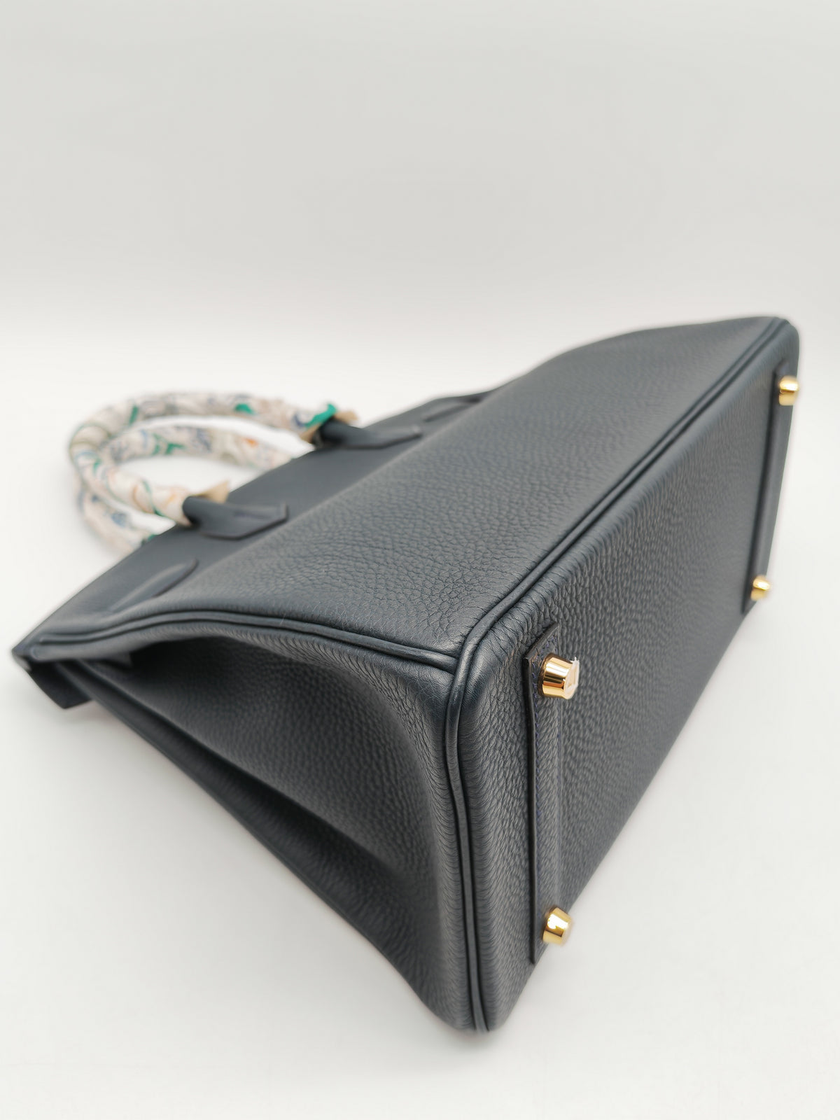 Hermes Birkin 30 Retourne in Vert Rousseau Togo Leather and Gold Hardware Stamp D (2019) | Purse Maison Luxury Bags Shop