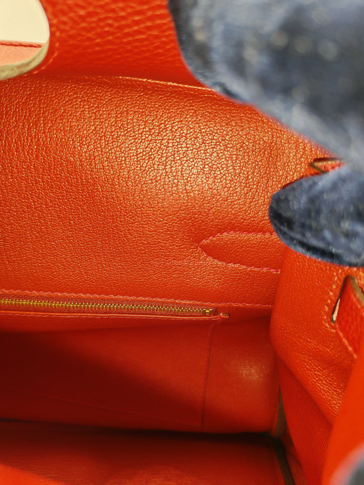 Hermes Birkin 35 Retourne in Rouge Togo Leather in Gold Hardware Stamp A (2017) | Purse Maison Luxury Bags Shop