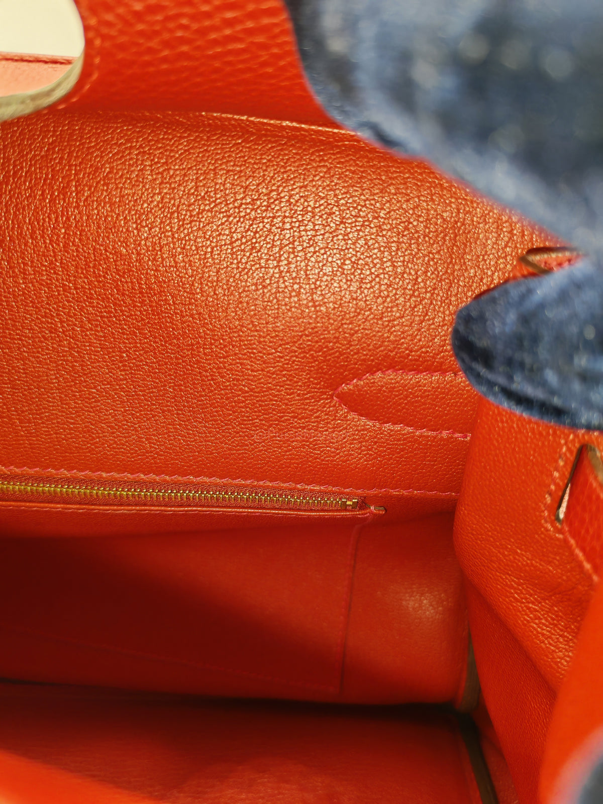 Hermes Birkin 35 Retourne in Rouge Togo Leather in Gold Hardware Stamp A (2017) | Purse Maison Luxury Bags Shop