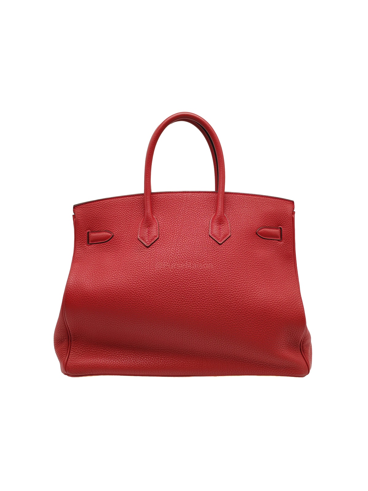 Hermes Birkin 35 Retourne in Rouge Togo Leather in Gold Hardware Stamp A (2017) | Purse Maison Luxury Bags Shop