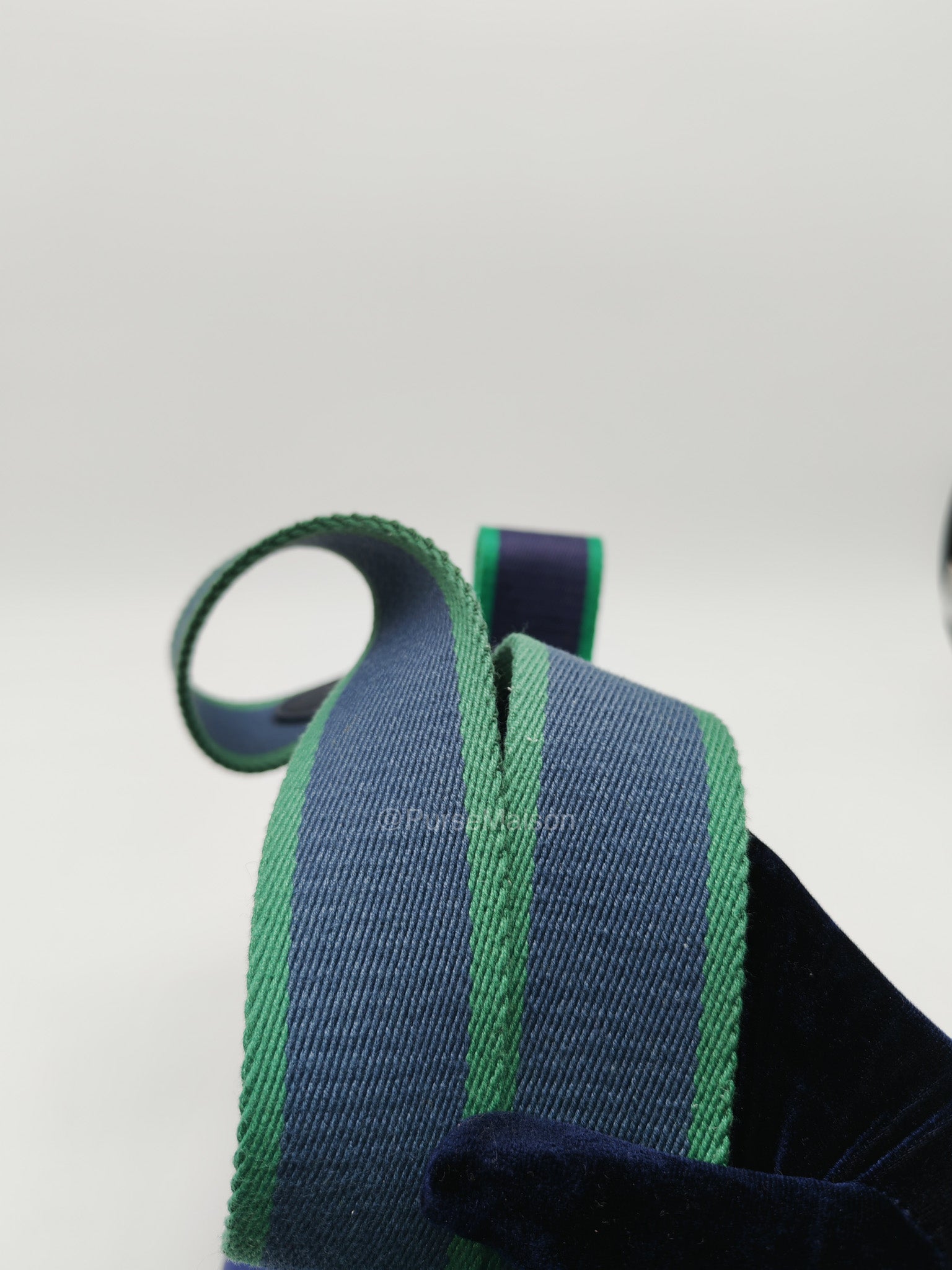 Hermes Bride-A-Brac Toiletry Vanity Case in Blue/Green Cotton Canvas and Palladium Hardware | Purse Maison Luxury Bags Shop