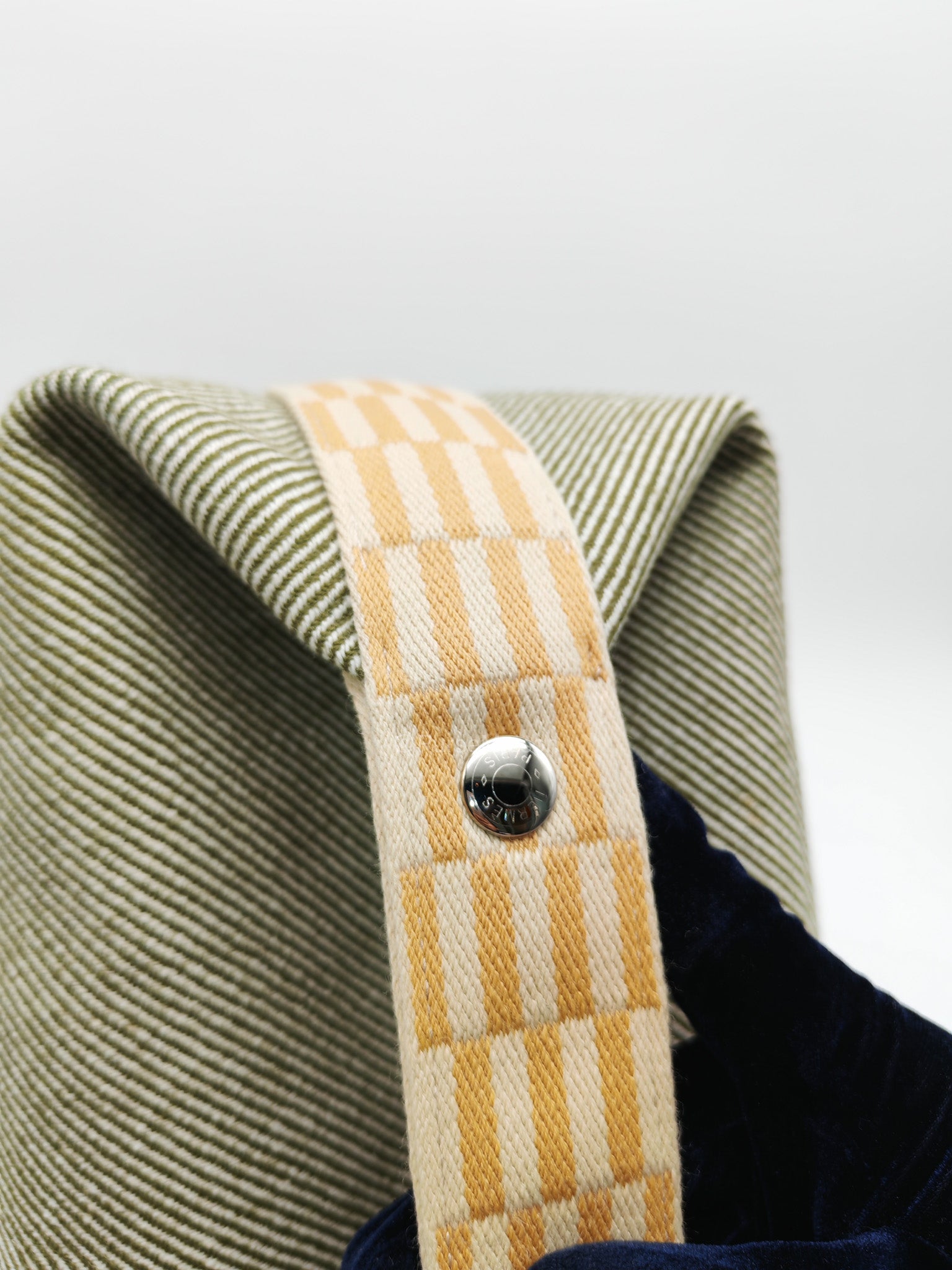 Hermes Bride-A-Brac Travel Case in Green H Natte Wool Canvas | Purse Maison Luxury Bags Shop
