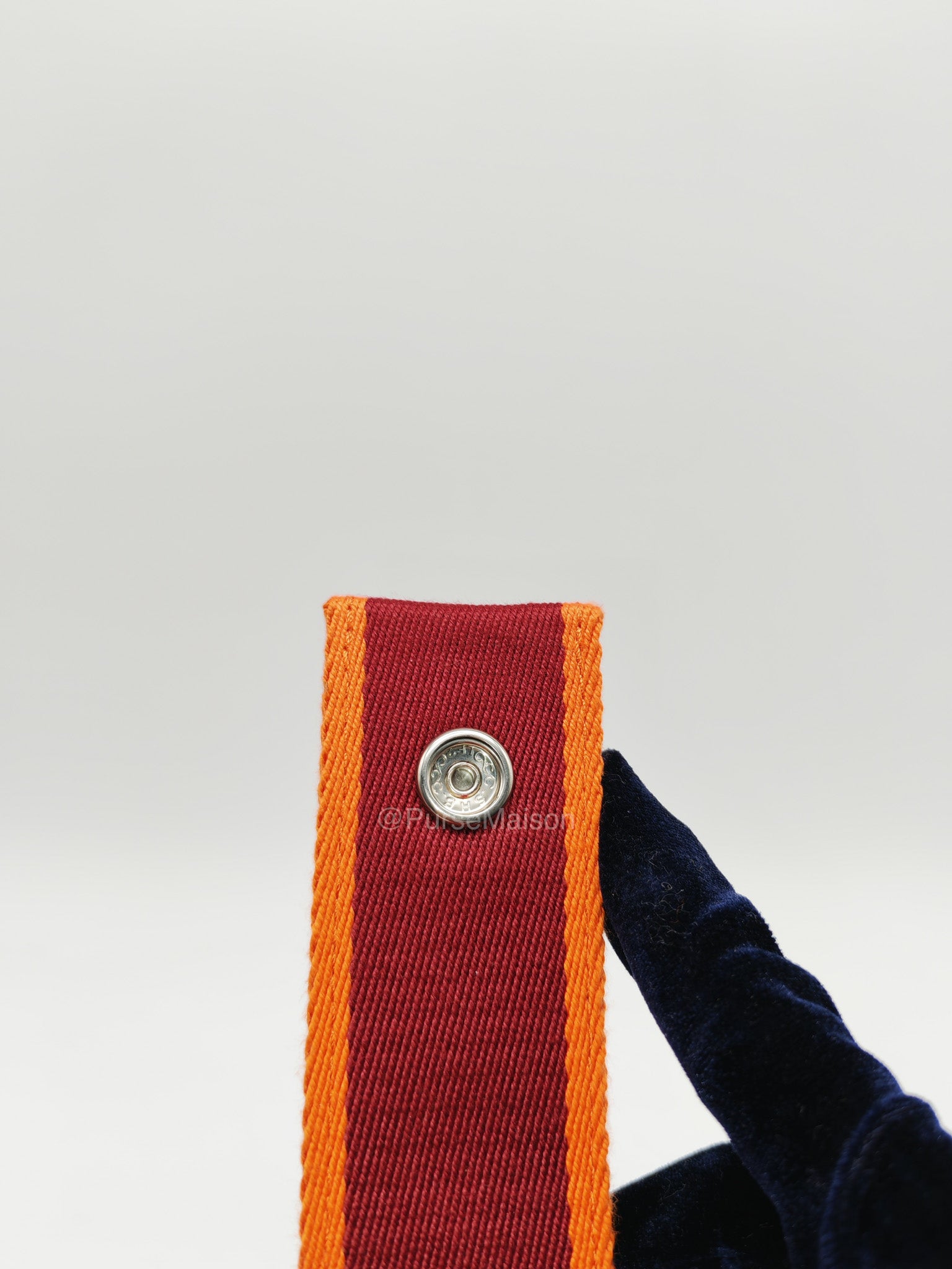 Hermes Bride-a-Brac Vanity Case in Orange Toile Canvas and Palladium Hardware | Purse Maison Luxury Bags Shop