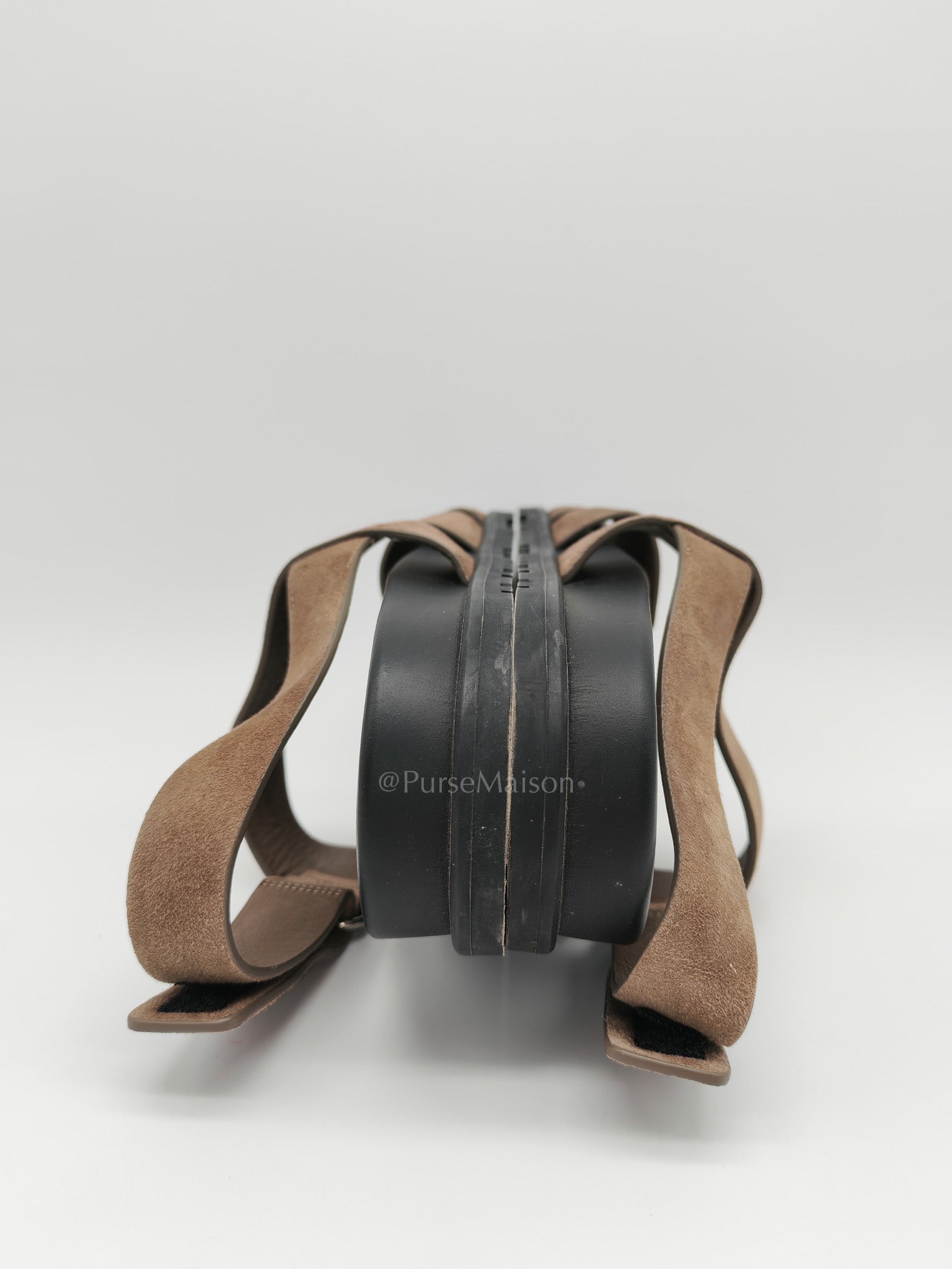 Chypre in Brown Suede Leather Sandals Size 41 EU (26cm) | Purse Maison Luxury Bags Shop