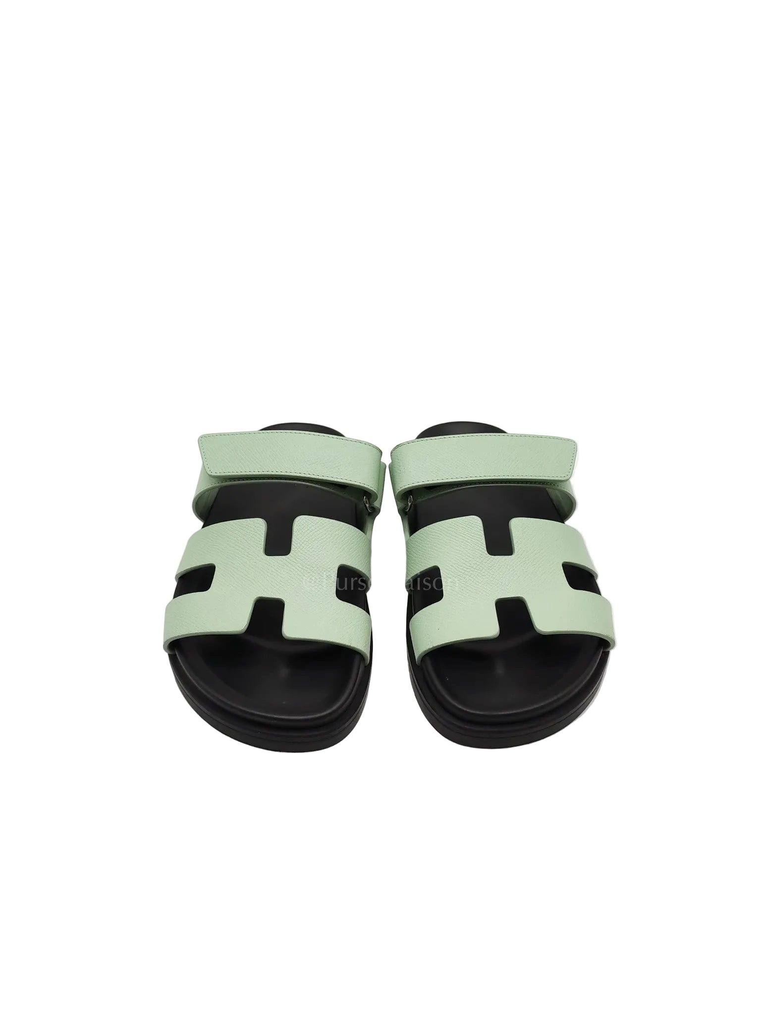 Chypre in Vert Jade Green Epsom Leather Size 37 EU (24cm) | Purse Maison Luxury Bags Shop