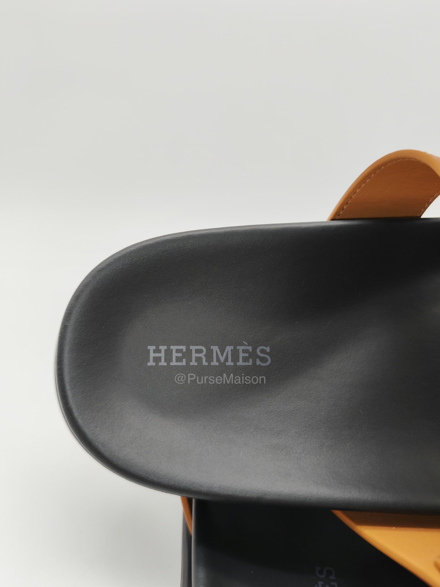 Hermes Chypre Sandal in Naturel Calfskin Leather Size 37 EU (24 cm) | Purse Maison Luxury Bags Shop