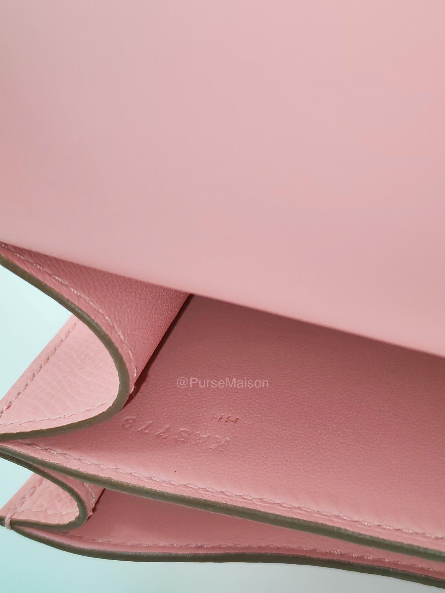 Hermes Constance 18 in Pink Epsom Leather Palladium Hardware Stamp K(2025) | Purse Maison Luxury Bags Shop