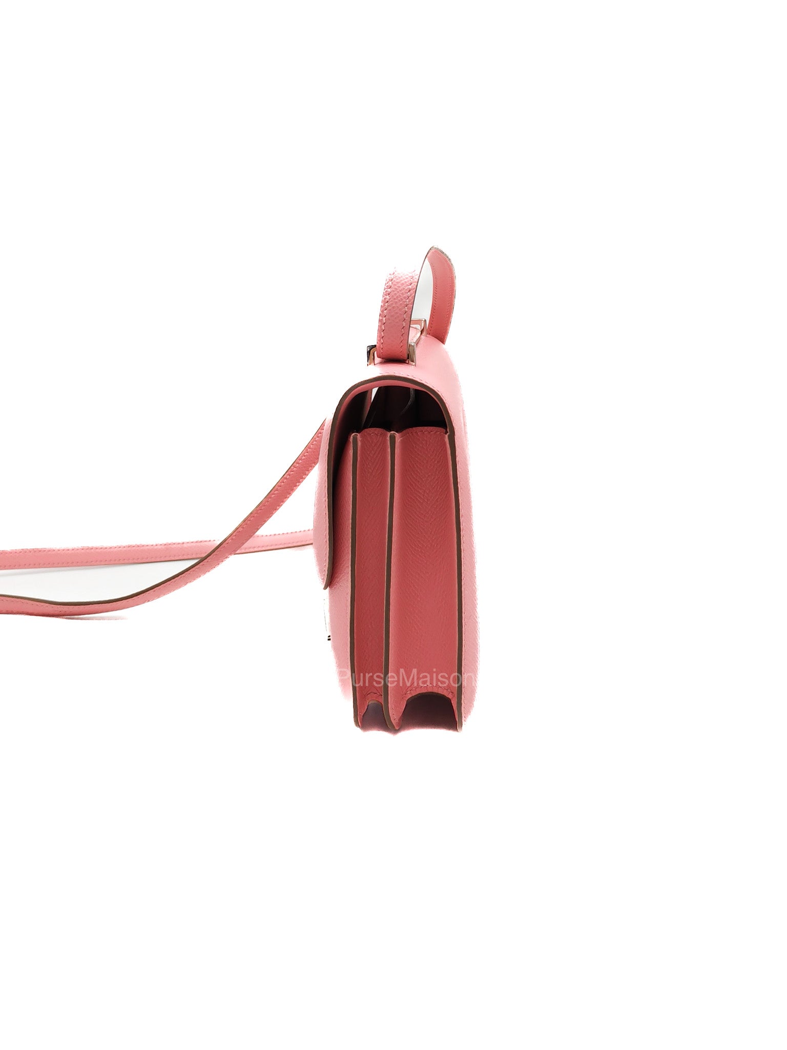 Hermes Constance 18 in Pink Epsom Leather Palladium Hardware Stamp K(2025) | Purse Maison Luxury Bags Shop