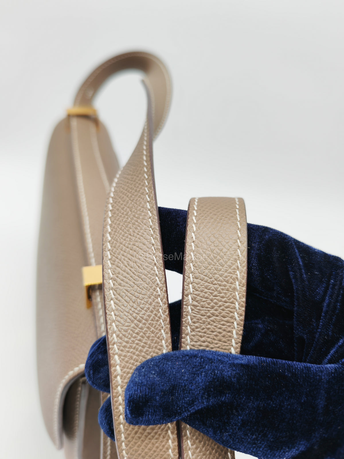 Hermes Constance 24 in Etoupe Epsom Leather and Gold Hardware Stamp U (2022) | Purse Maison Luxury Bags Shop
