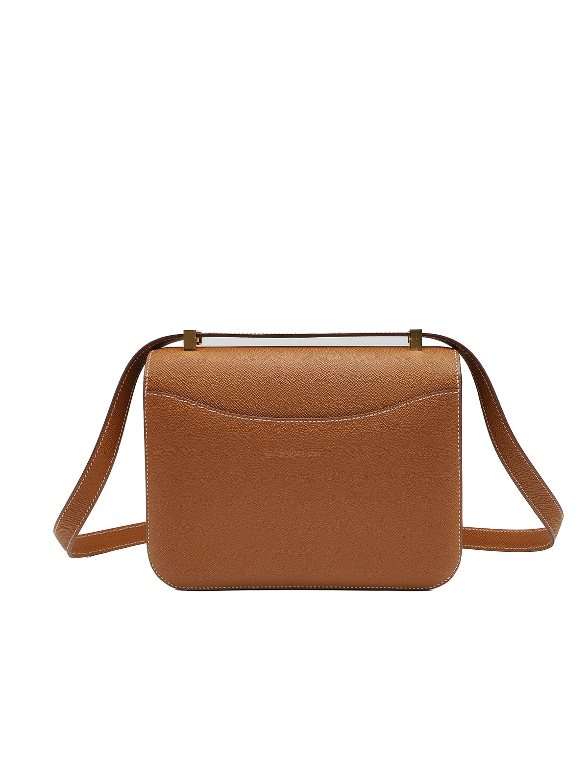 Hermes Constance 24 in Gold Epsom Leather and Gold Hardware Stamp U (2022) | Purse Maison Luxury Bags Shop