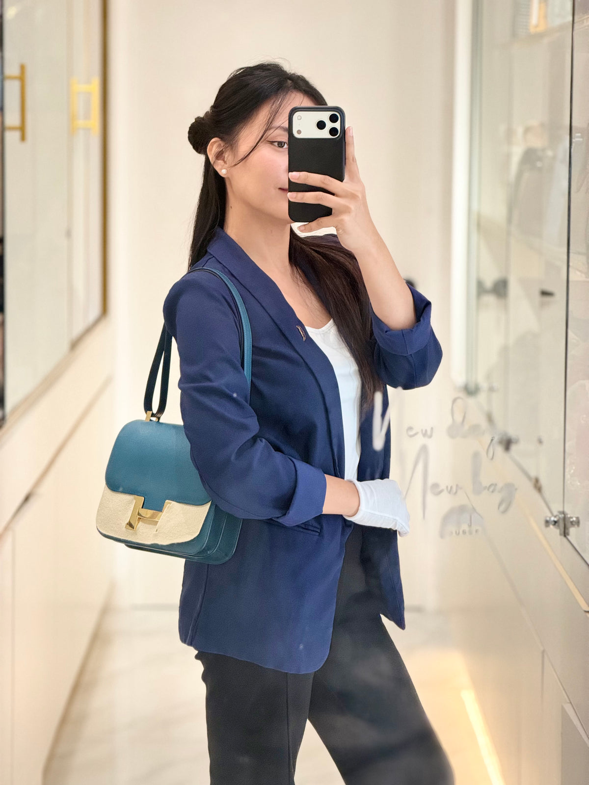 Hermes Constance III 24 in Colvert Veau Evercolor Leather Gold Hardware Stamp A(2017) | Purse Maison Luxury Bags Shop