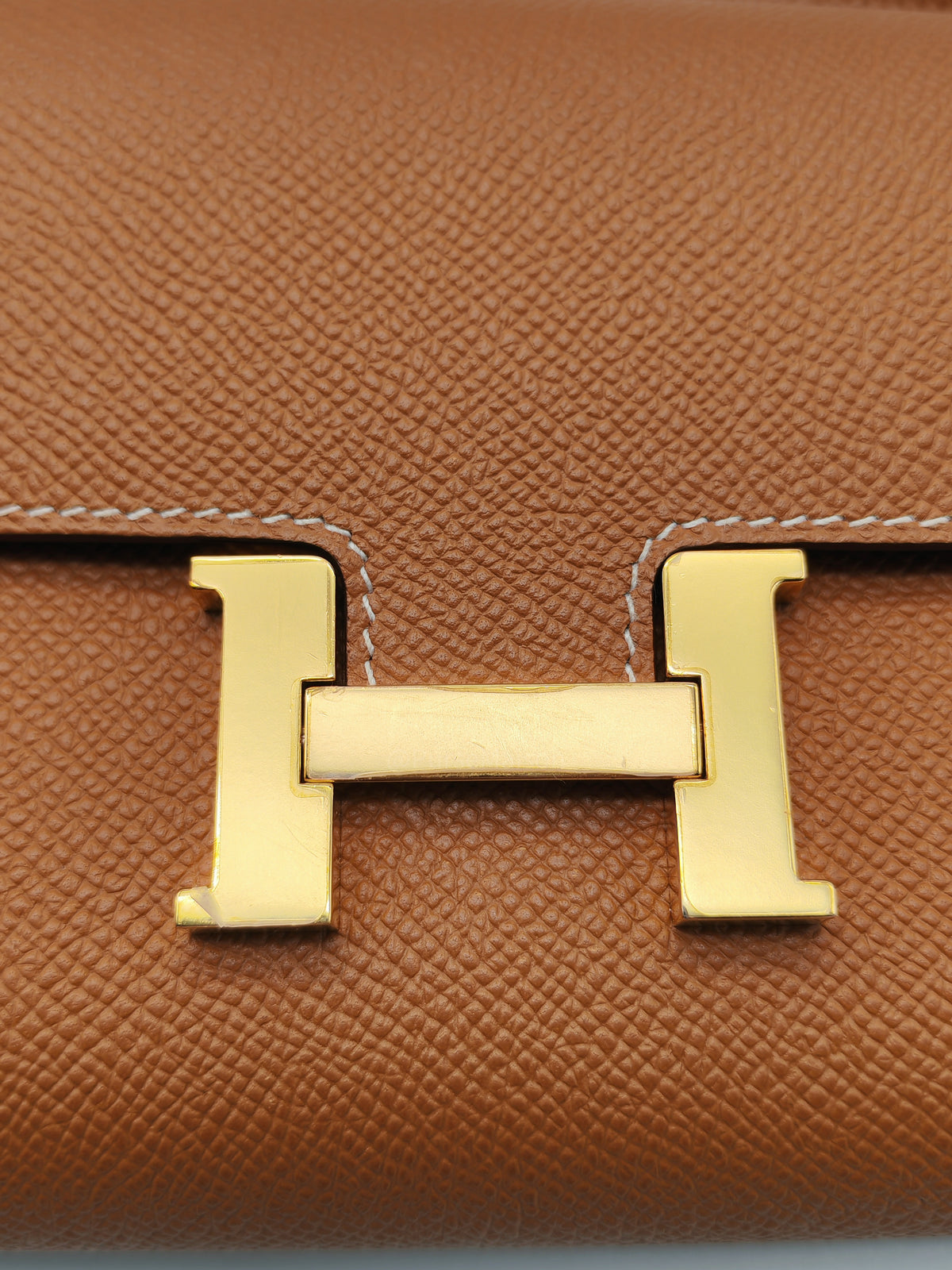 Hermes Constance To Go in Gold Epsom Leather Gold Hardware Stamp U (2022) | Purse Maison Luxury Bags Shop