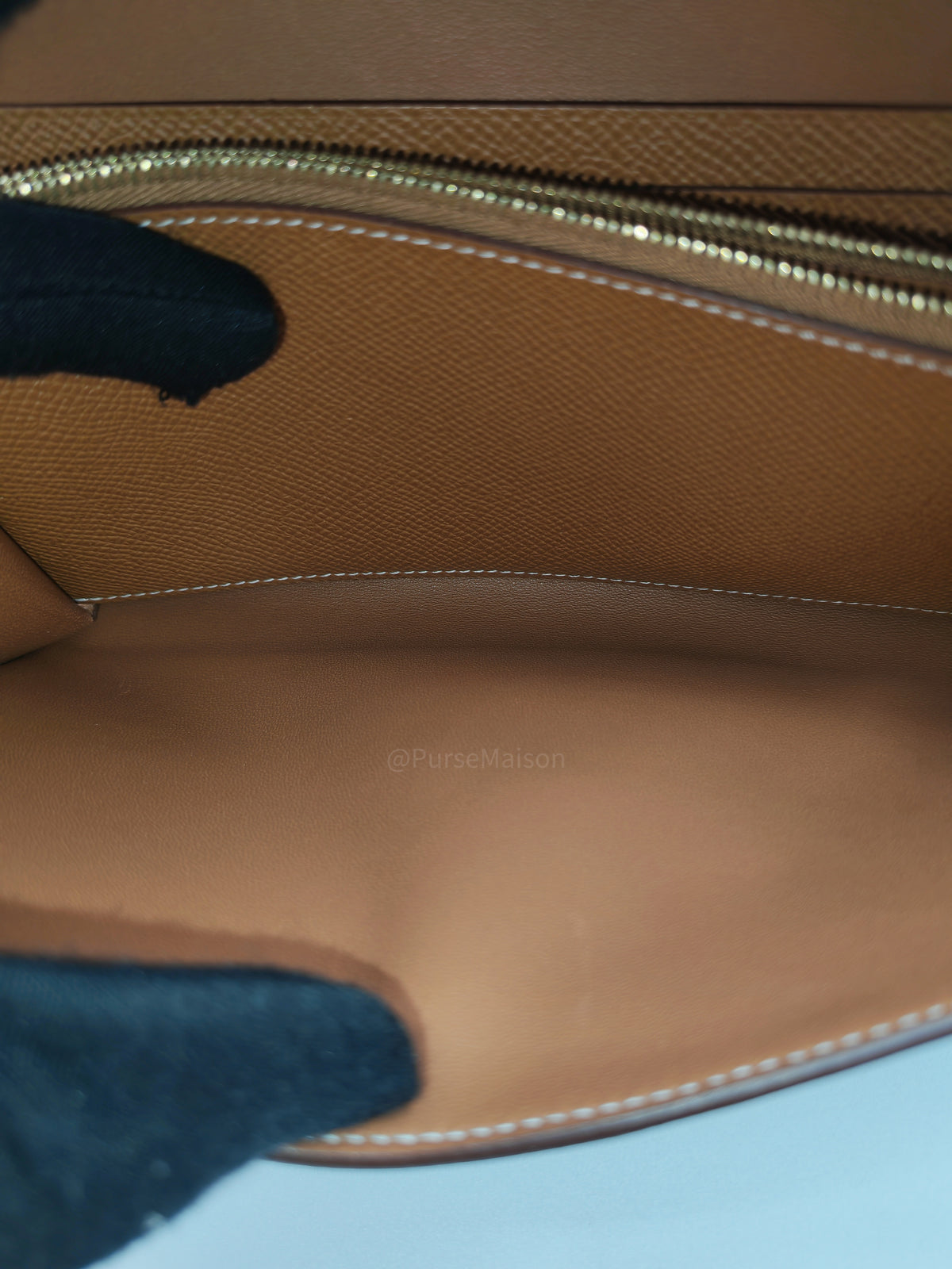 Hermes Constance To Go in Gold Epsom Leather Gold Hardware Stamp U (2022) | Purse Maison Luxury Bags Shop