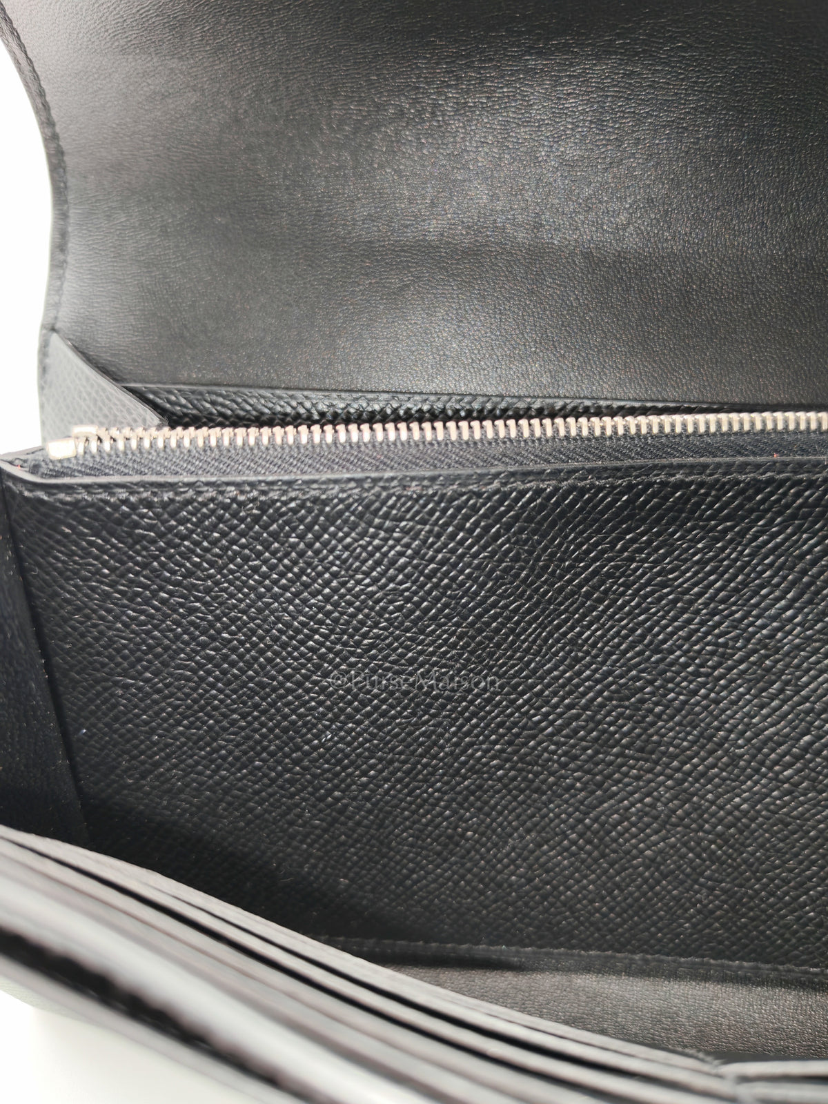 Constance To Go in Black Epsom Leather and Palladium Hardware Stamp A (2017) | Purse Maison Luxury Bags Shop