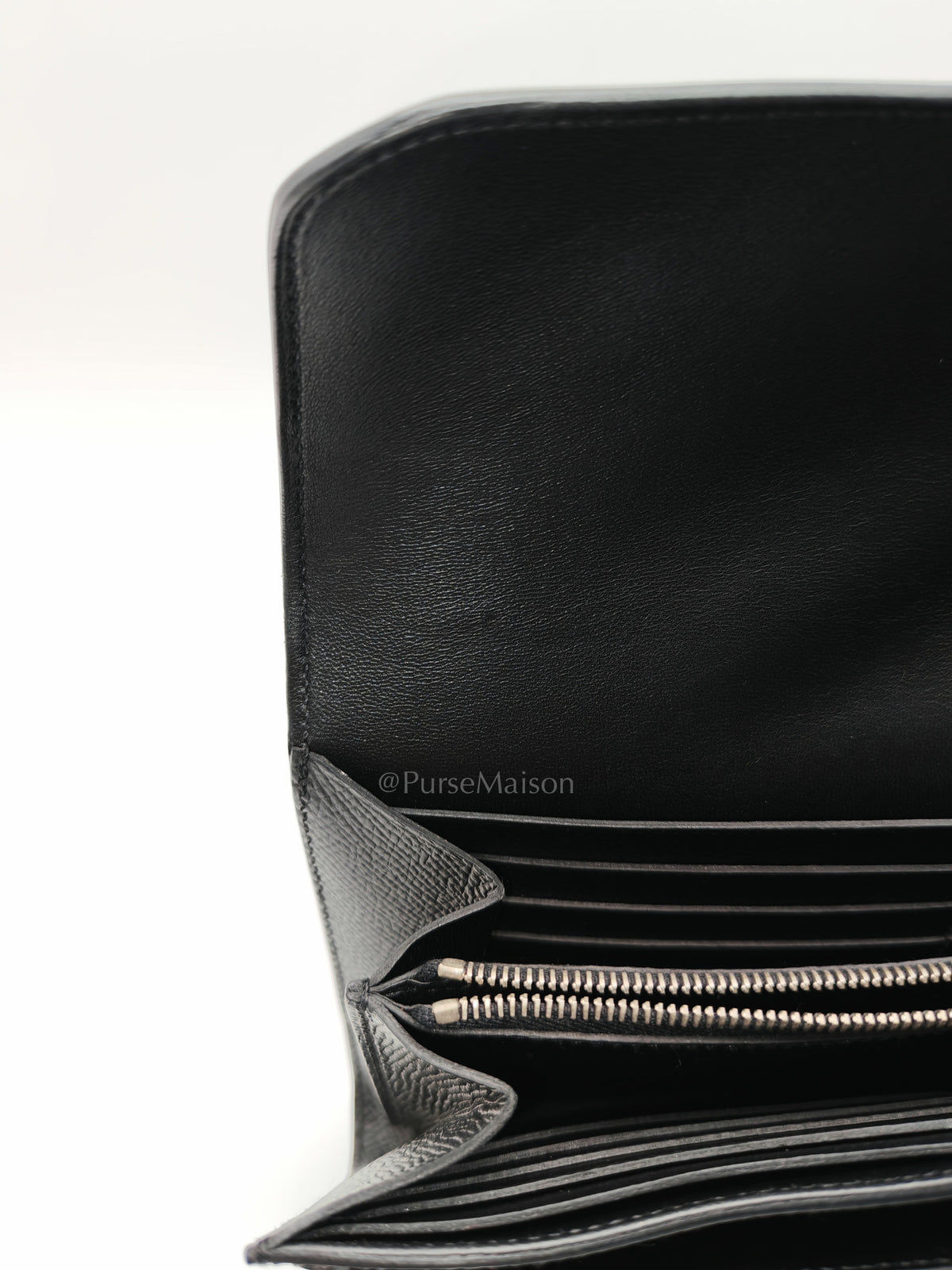 Constance To Go in Black Epsom Leather and Palladium Hardware Stamp A (2017) | Purse Maison Luxury Bags Shop