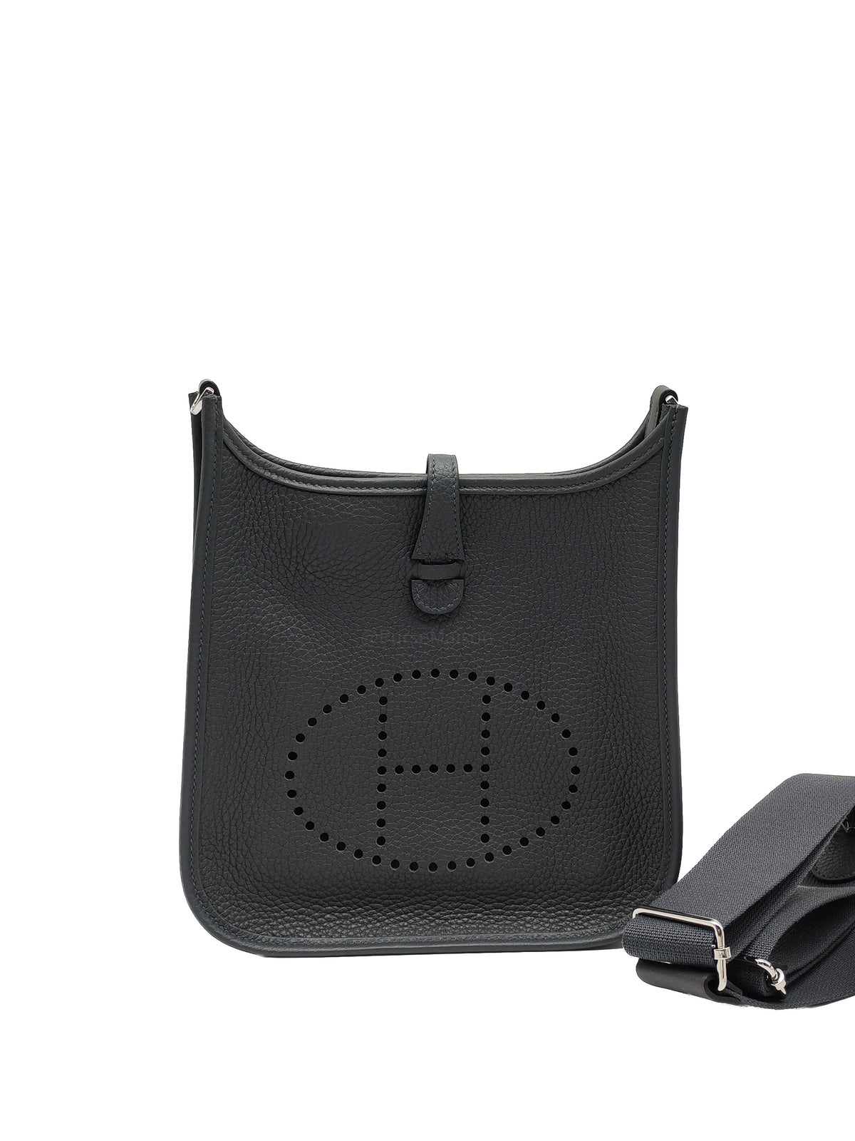 Hermes Evelyn 23 in Gris Misty Taurillion Clemence Leather Palladium Hardware Stamp G (2026) | Purse Maison Luxury Bags Shop