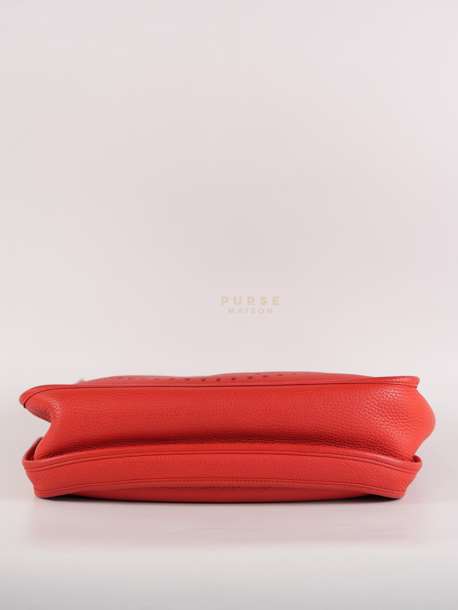 Evelyn GM in Red Clemence Palladium Hardware Stamp X(2017) | Purse Maison Luxury Bags Shop