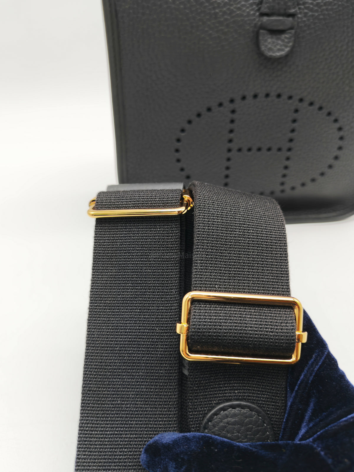 Hermes Evelyne 23 in Black/Noir Clemence Leather Gold Hardware Stamp G(2026) | Purse Maison Luxury Bags Shop
