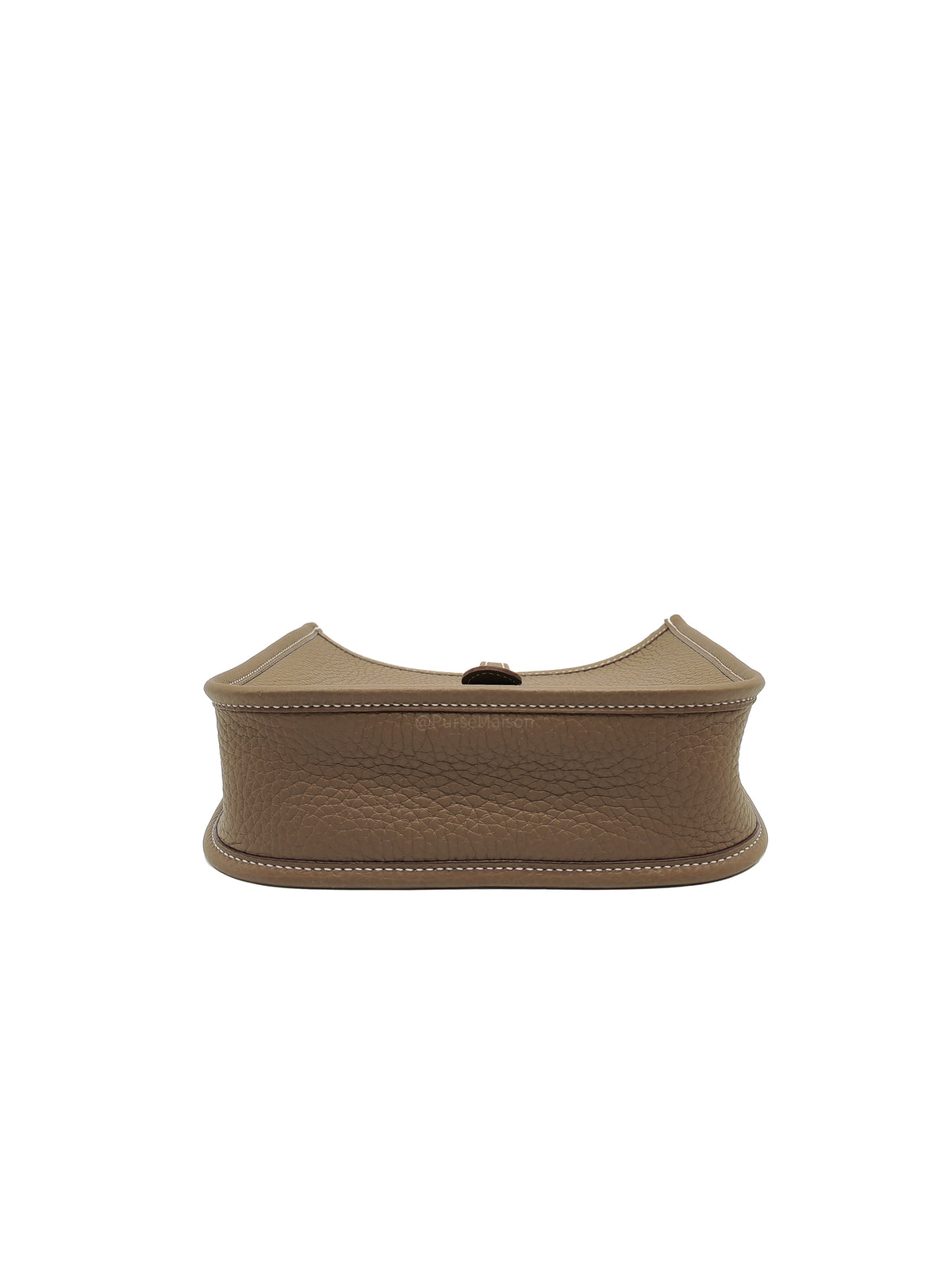 Hermes Evelyne TPM in Etoupe Taurillon Clemence Leather and Palladium Hardware Stamp G (2026) | Purse Maison Luxury Bags Shop