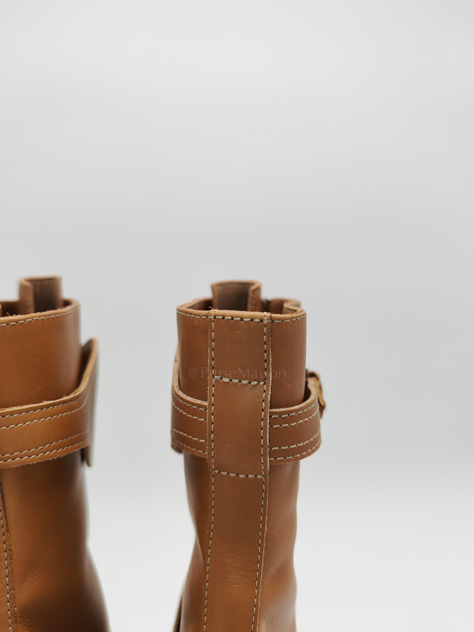 Feeling Veau Bottine Boots in Tabac Camel Size 38 (24cm) | Purse Maison Luxury Bags Shop