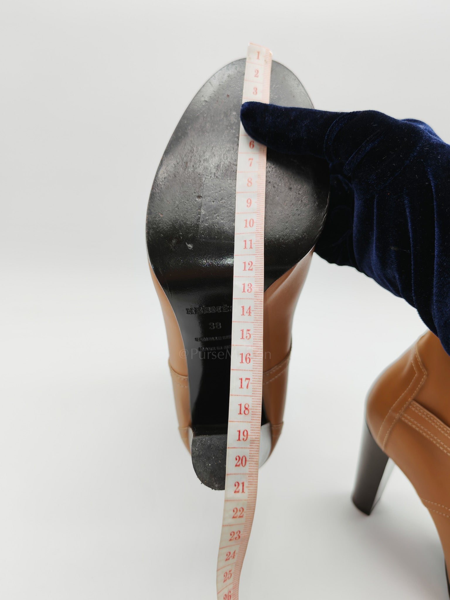 Feeling Veau Bottine Boots in Tabac Camel Size 38 (24cm) | Purse Maison Luxury Bags Shop