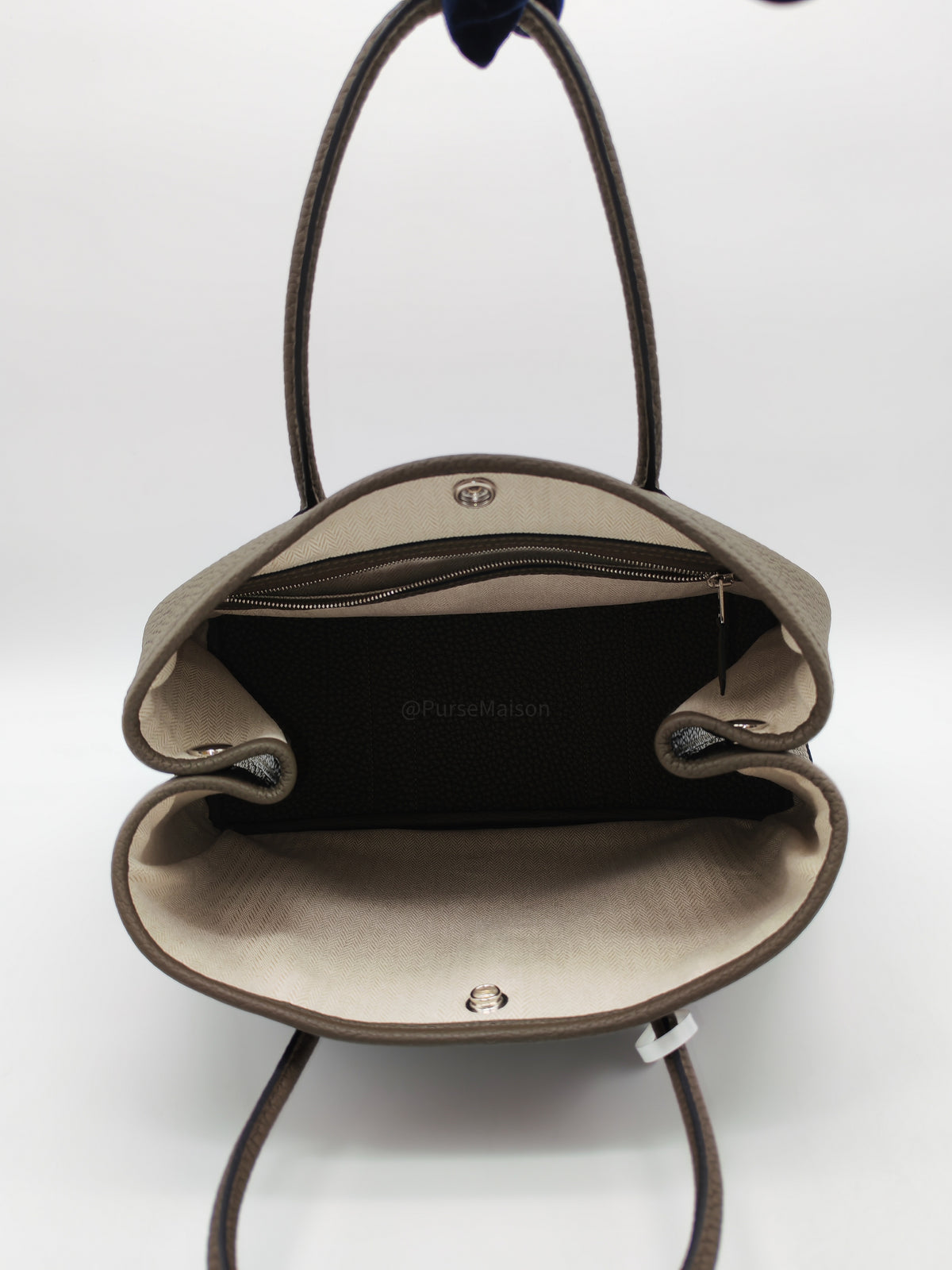 Hermes Garden Party 30 in Vert Loden Negonda Leather Palladium Hardware Stamp G (2026) | Purse Maison Luxury Bags Shop