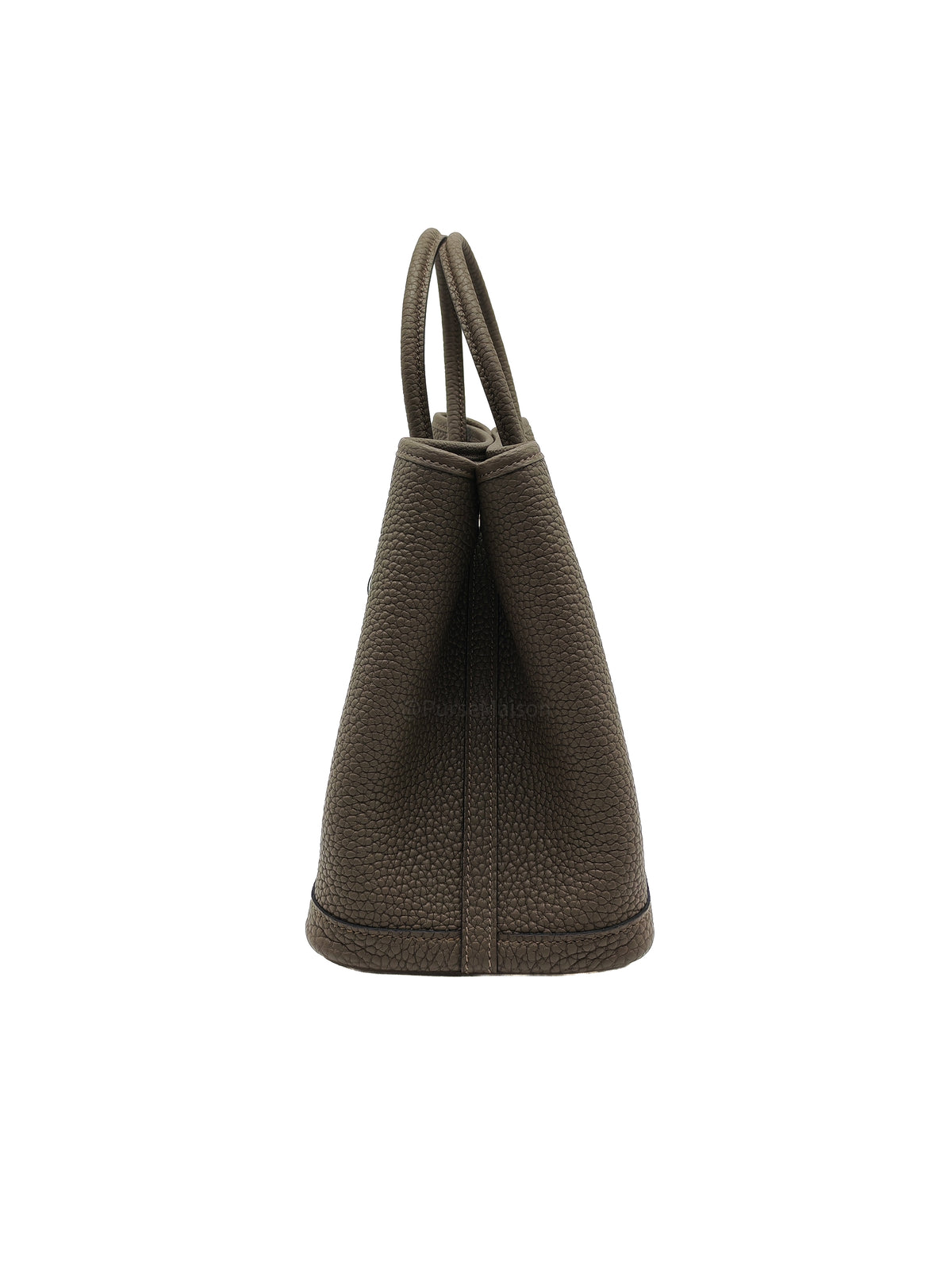 Hermes Garden Party 30 in Vert Loden Negonda Leather Palladium Hardware Stamp G (2026) | Purse Maison Luxury Bags Shop