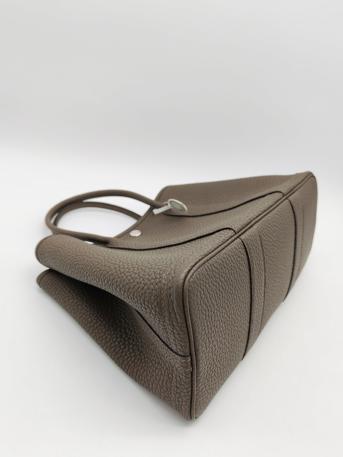 Hermes Garden Party 30 in Vert Loden Negonda Leather Palladium Hardware Stamp G (2026) | Purse Maison Luxury Bags Shop