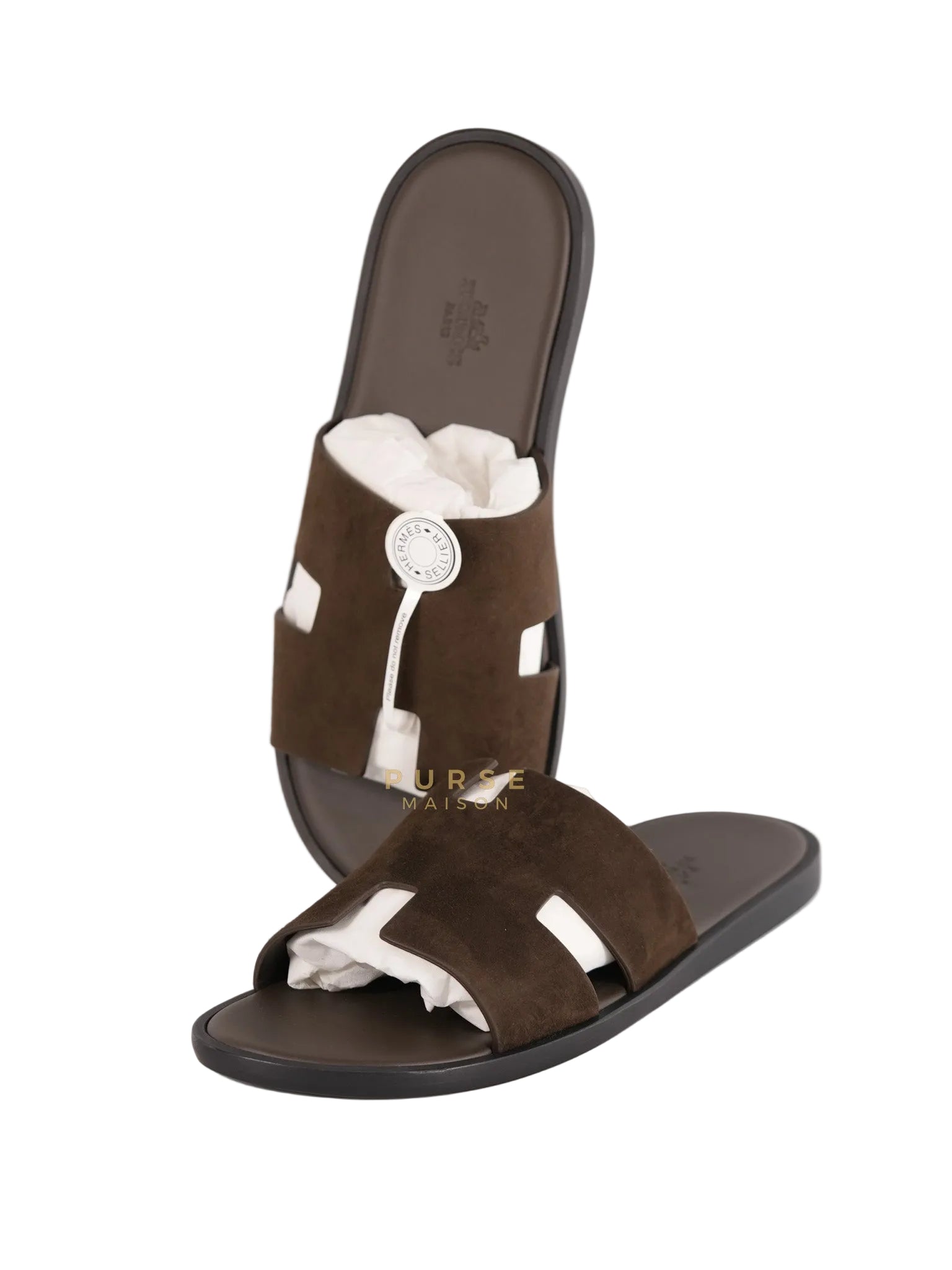 Izmir Sandals in Dark Brown Size 41 EU ( 26cm) | Purse