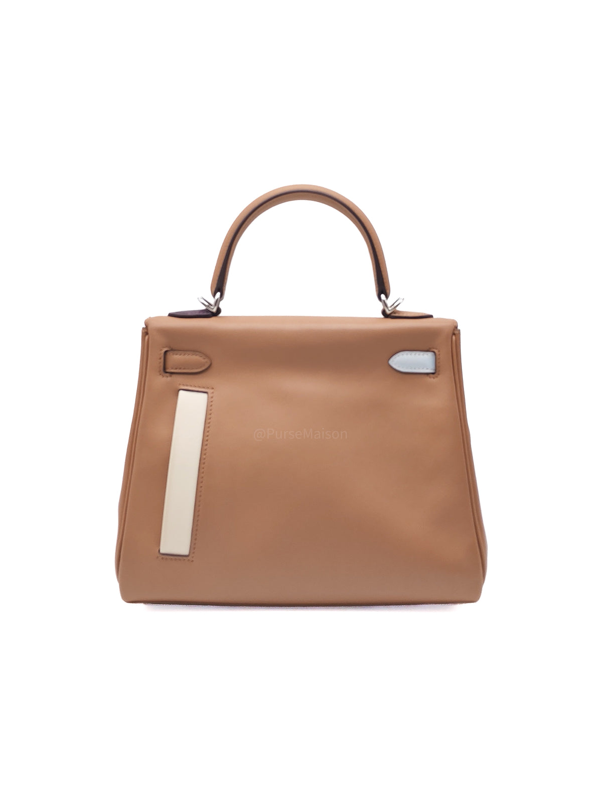 Hermes Kelly 25 Retourne in Colormatic Veau Swift Leather Chai/Lime/Brume/Cassis/Nata Palladium HardwareStamp B(2023) | Purse Maison Luxury Bags Shop