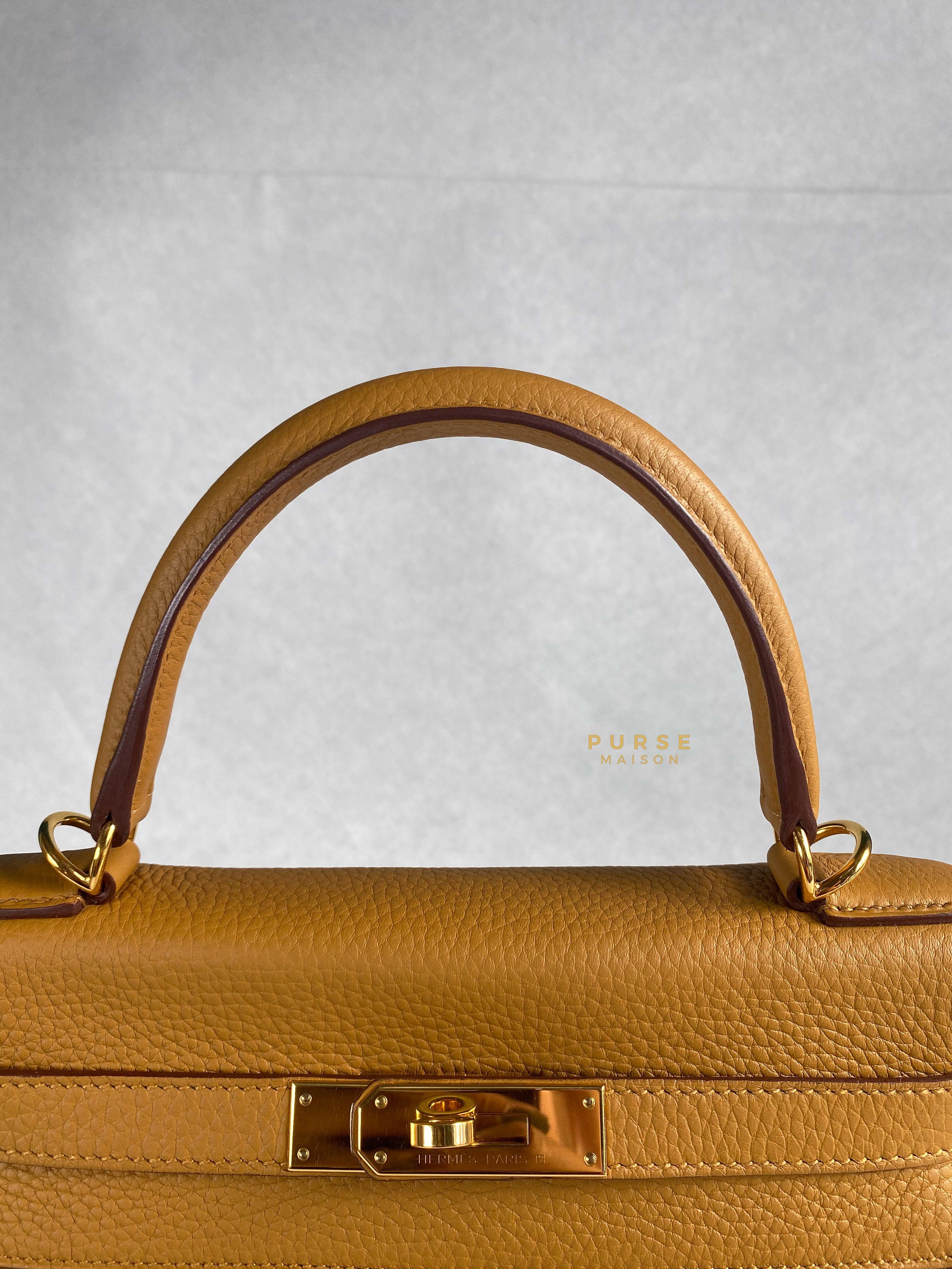 Hermes kelly sales bag gold