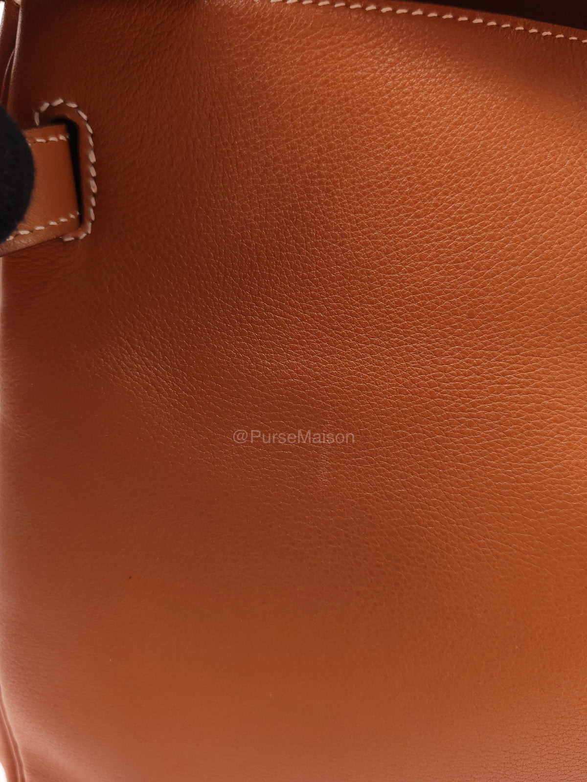 Hermes Kelly 32 Retourne in Gold Swift Leather and Gold Hardware Stamp Square E (2001) | Purse Maison Luxury Bags Shop