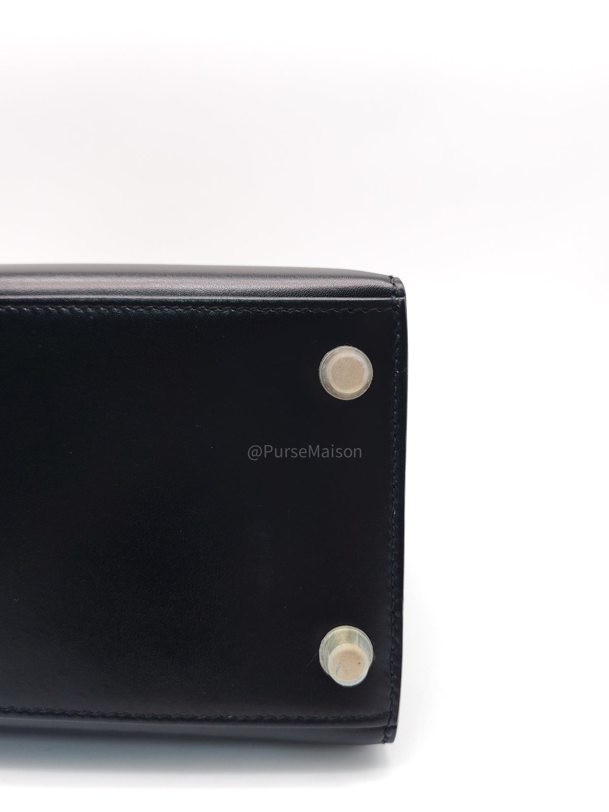 Hermes Kelly II 28 Sellier in Black Box Calfskin Leather Gold Hardware Stamp U (2022) | Purse Maison Luxury Bags Shop