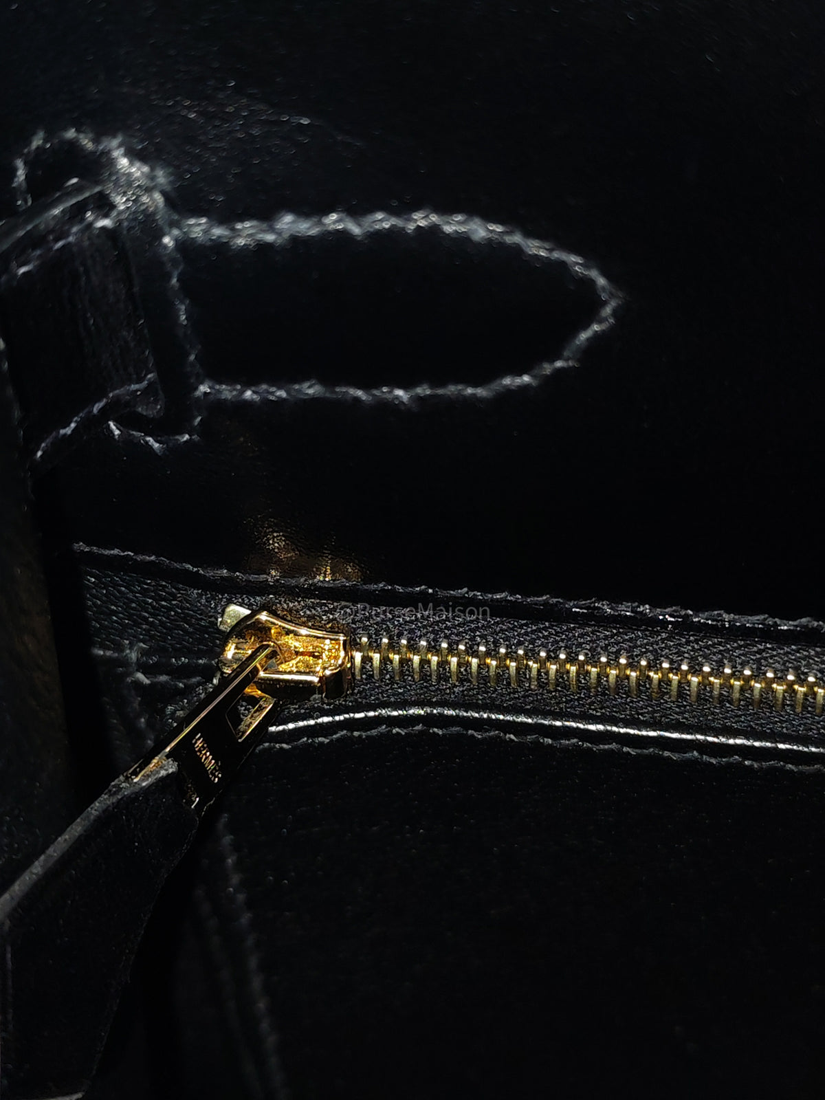 Hermes Kelly II 28 Sellier in Black Box Calfskin Leather Gold Hardware Stamp U (2022) | Purse Maison Luxury Bags Shop